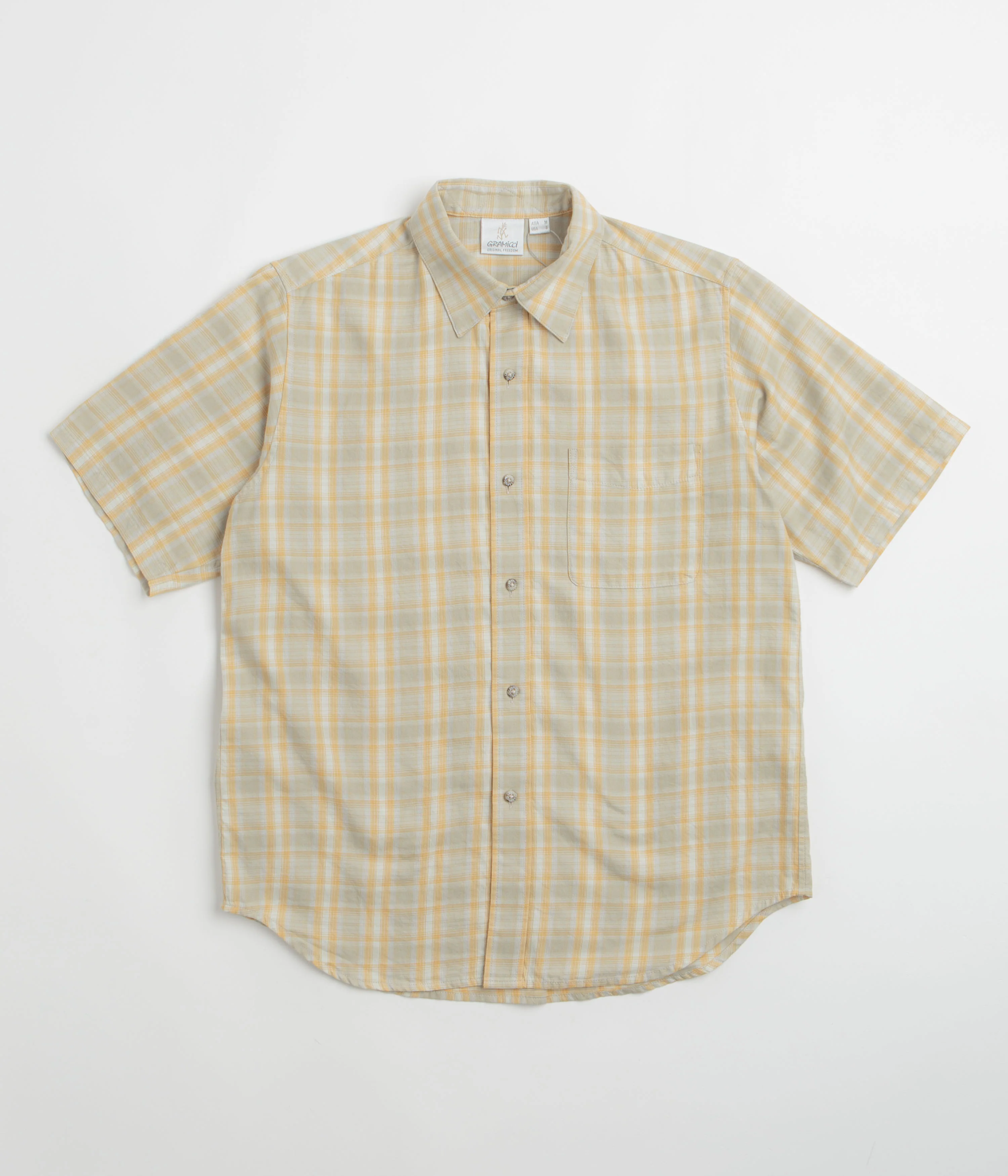 Gramicci Ombre Short Sleeve Shirt - Mustard