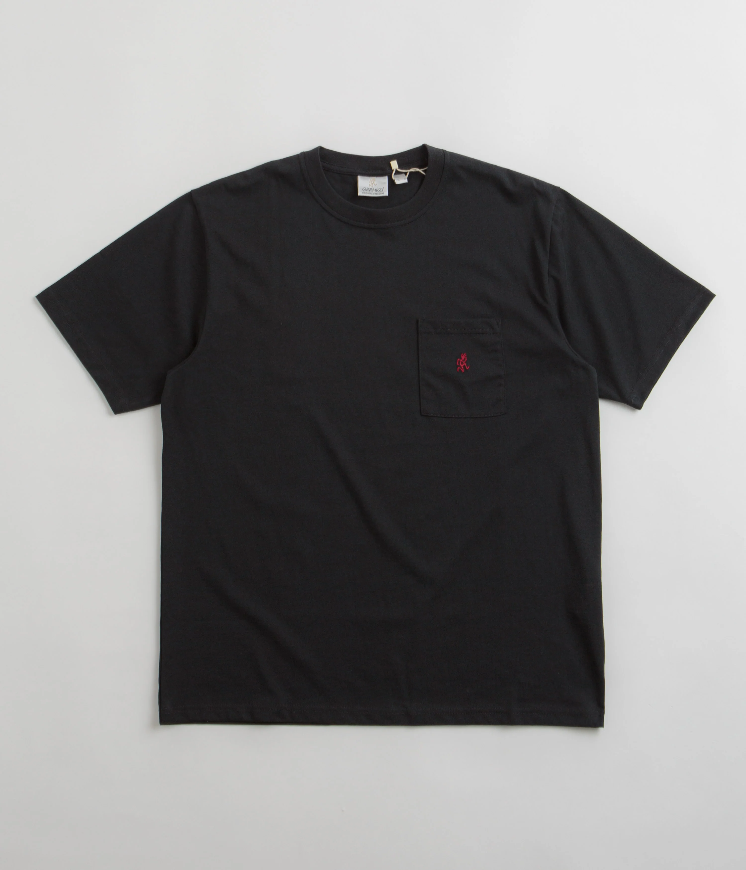 Gramicci One Point T-Shirt - Vintage Black / Red