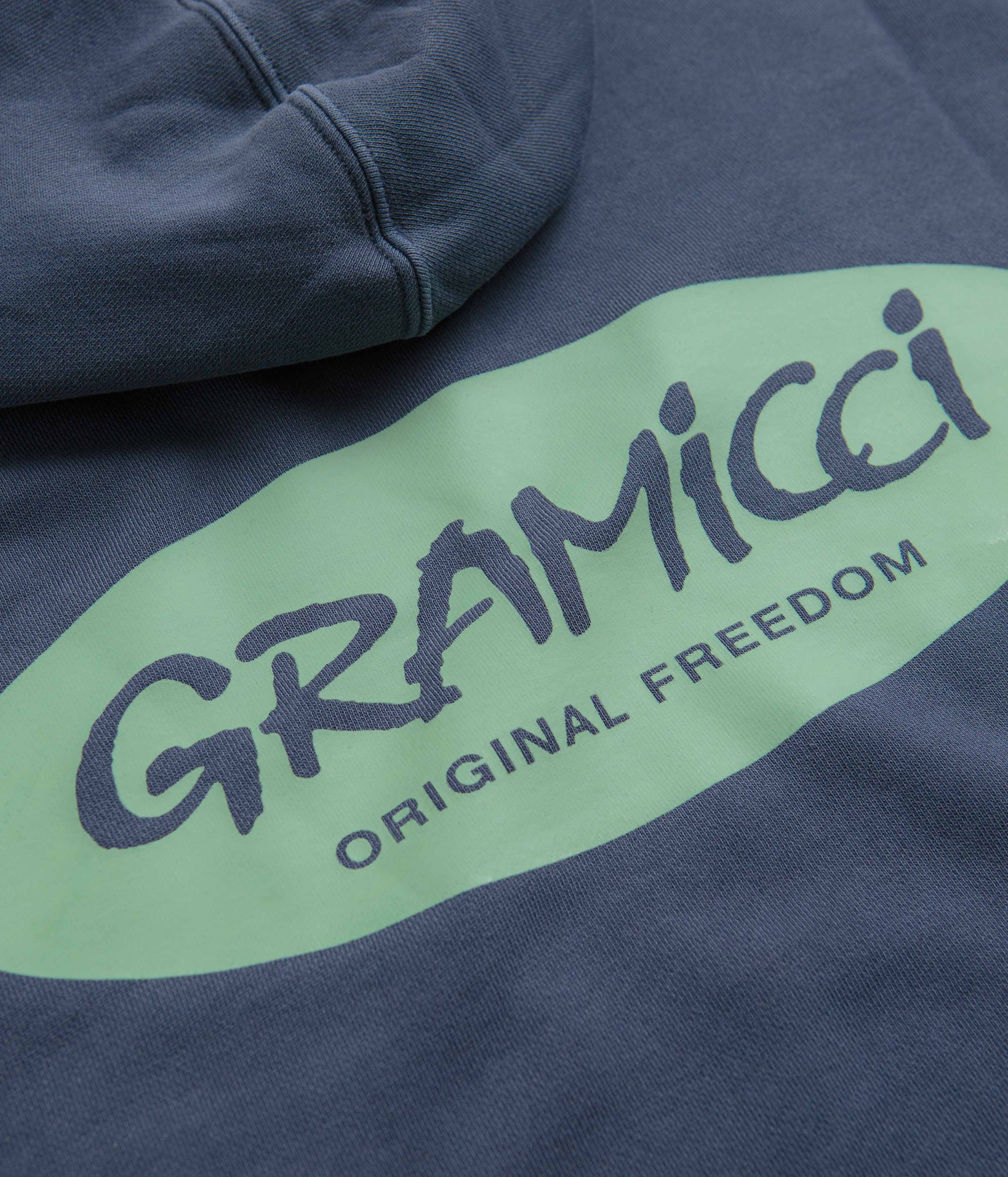 Gramicci Original Freedom Oval Hoodie - Navy Pigment - Image 5