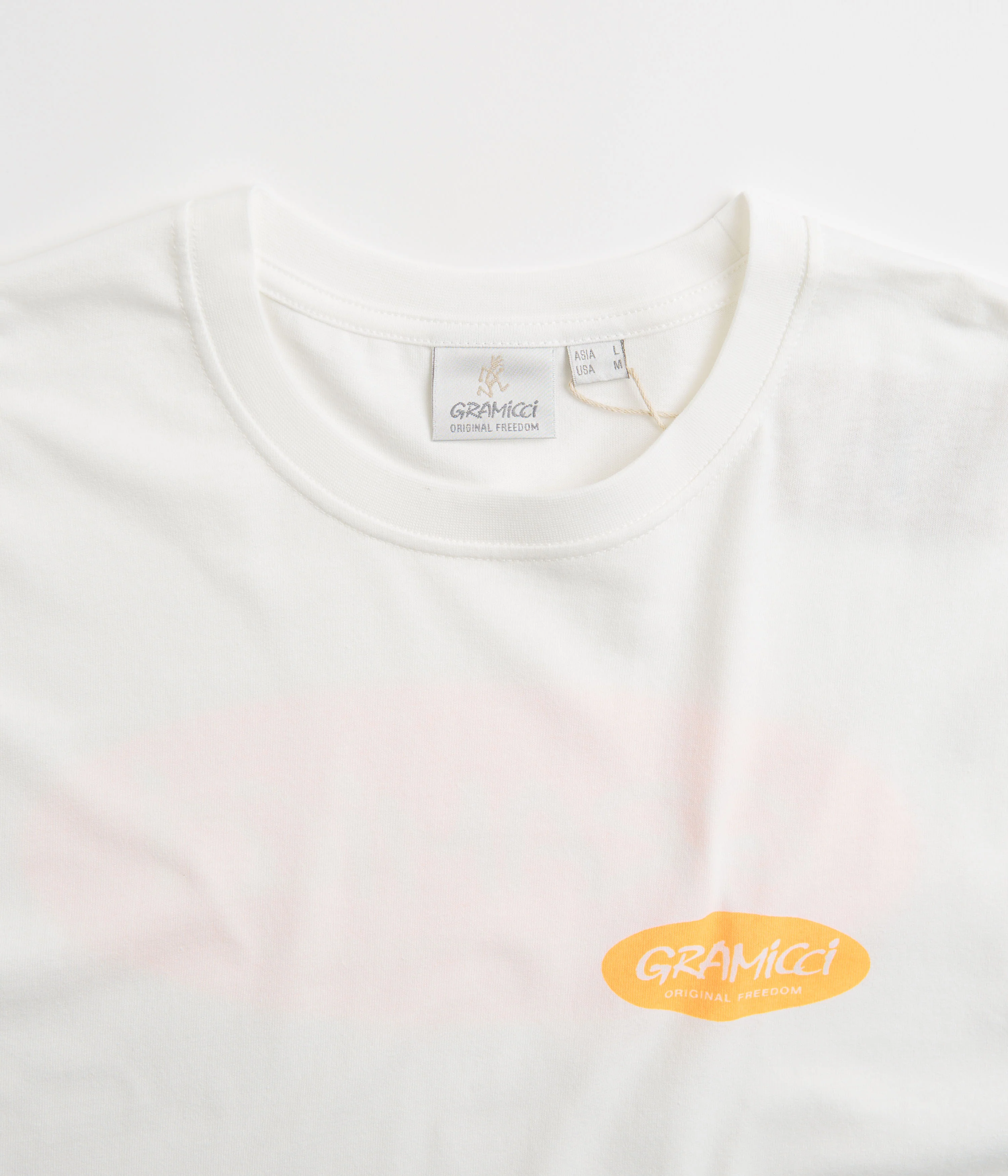 Gramicci Original Freedom Oval T-Shirt - White - Image 3