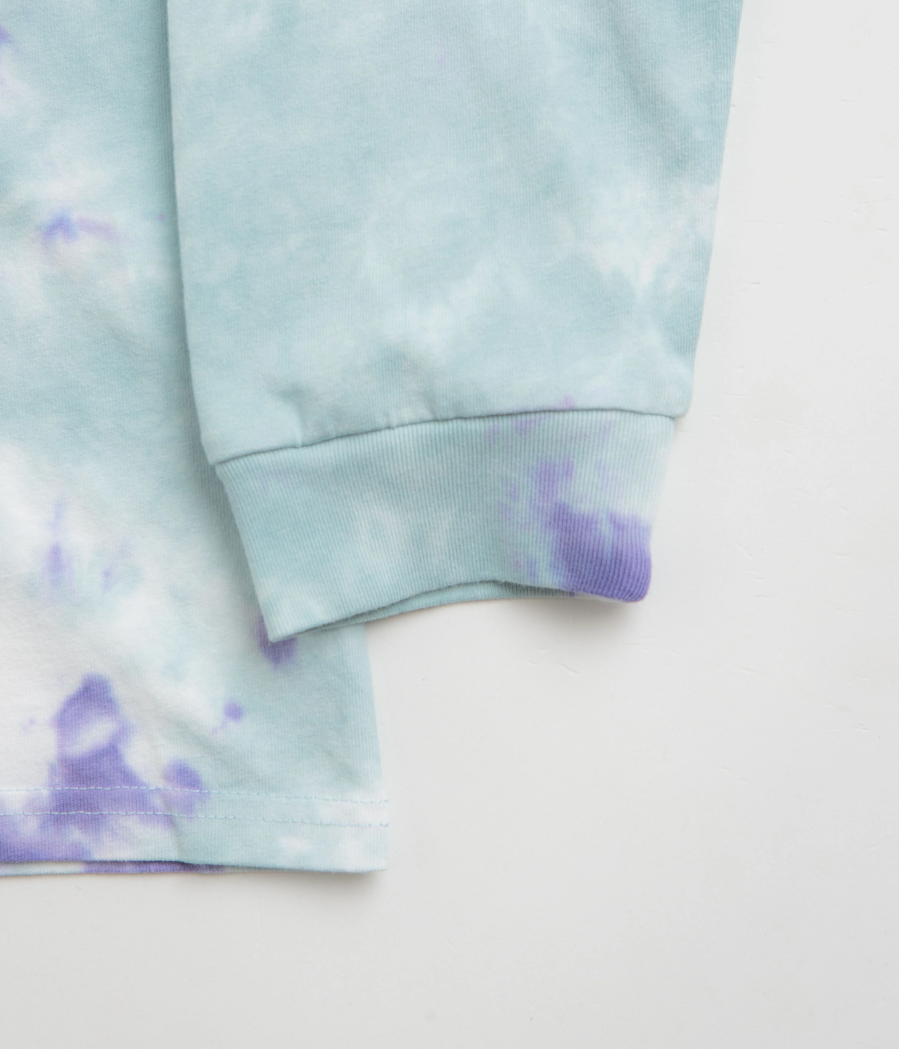 Gramicci Oval Long Sleeve T-Shirt - Blue Tie Dye - Image 6