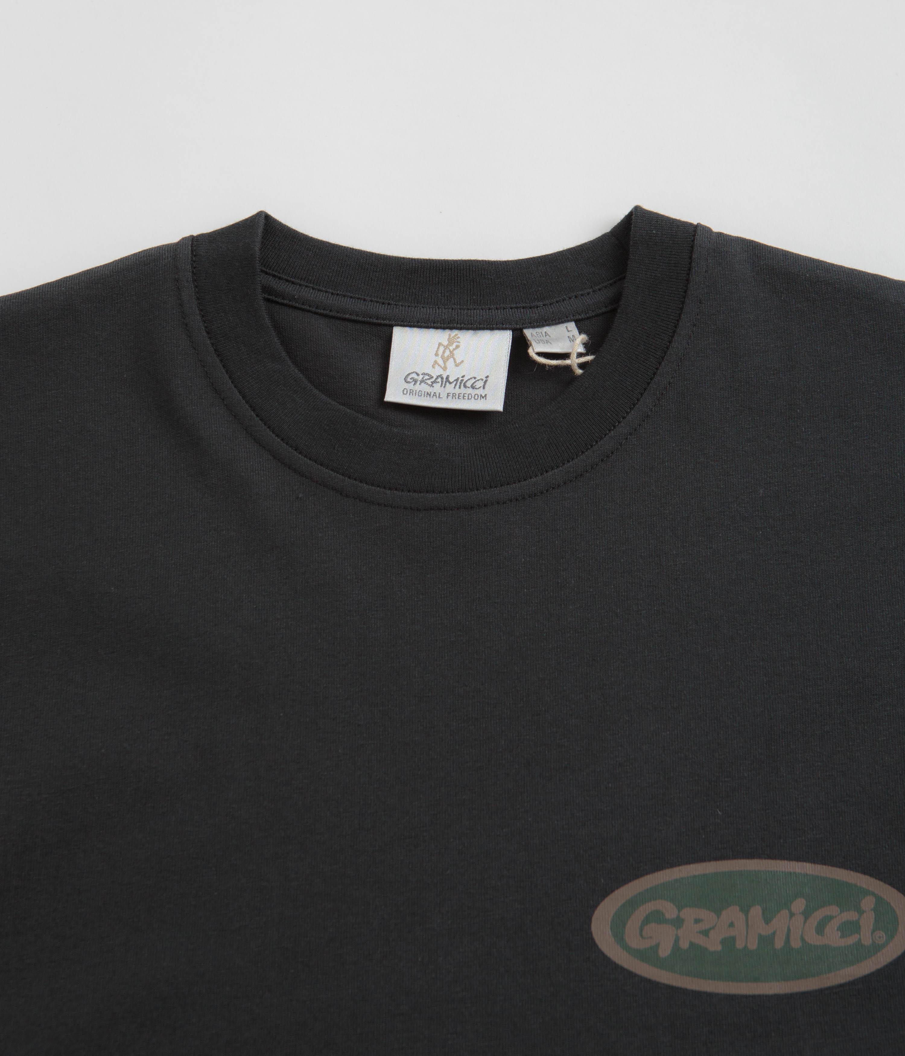 Gramicci Oval T-Shirt - Vintage Black / Green - Image 4