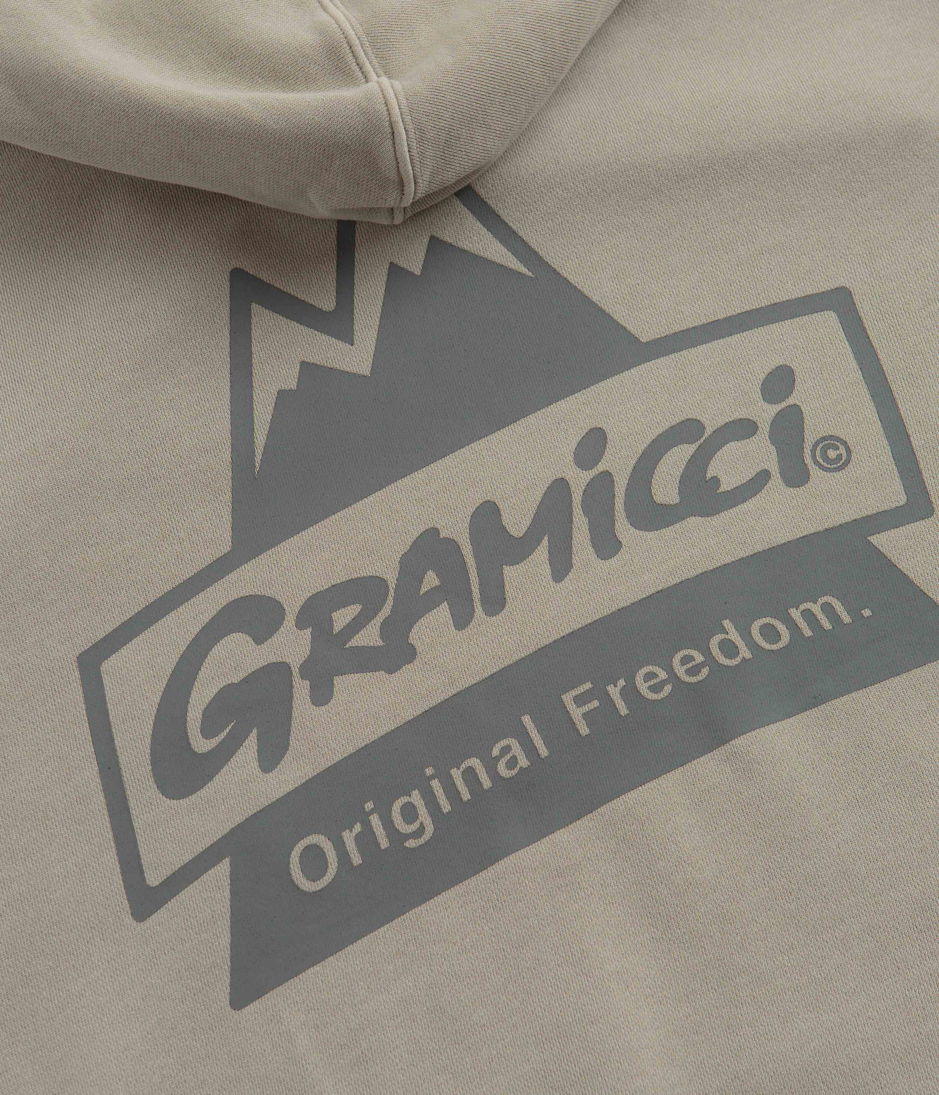 Gramicci Peak Hoodie - Oatmeal Pigment - Image 5