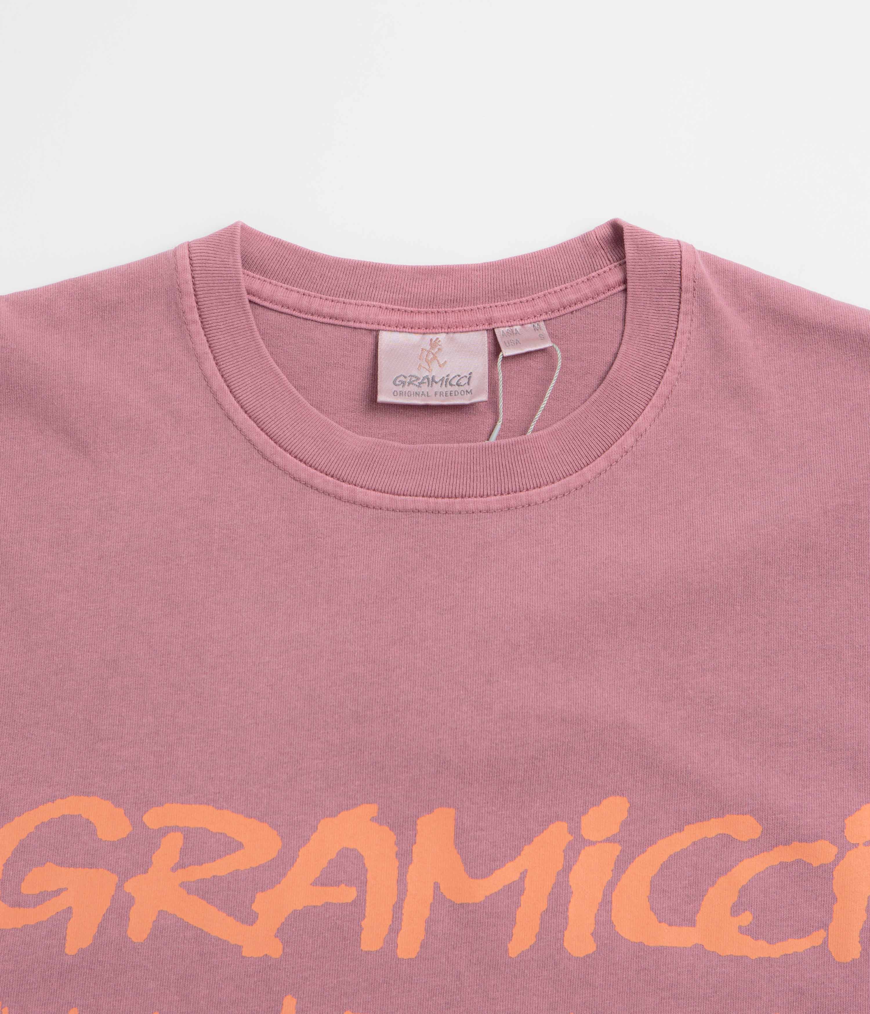 Gramicci Pigment Dye Freedom T-Shirt - Red - Image 2