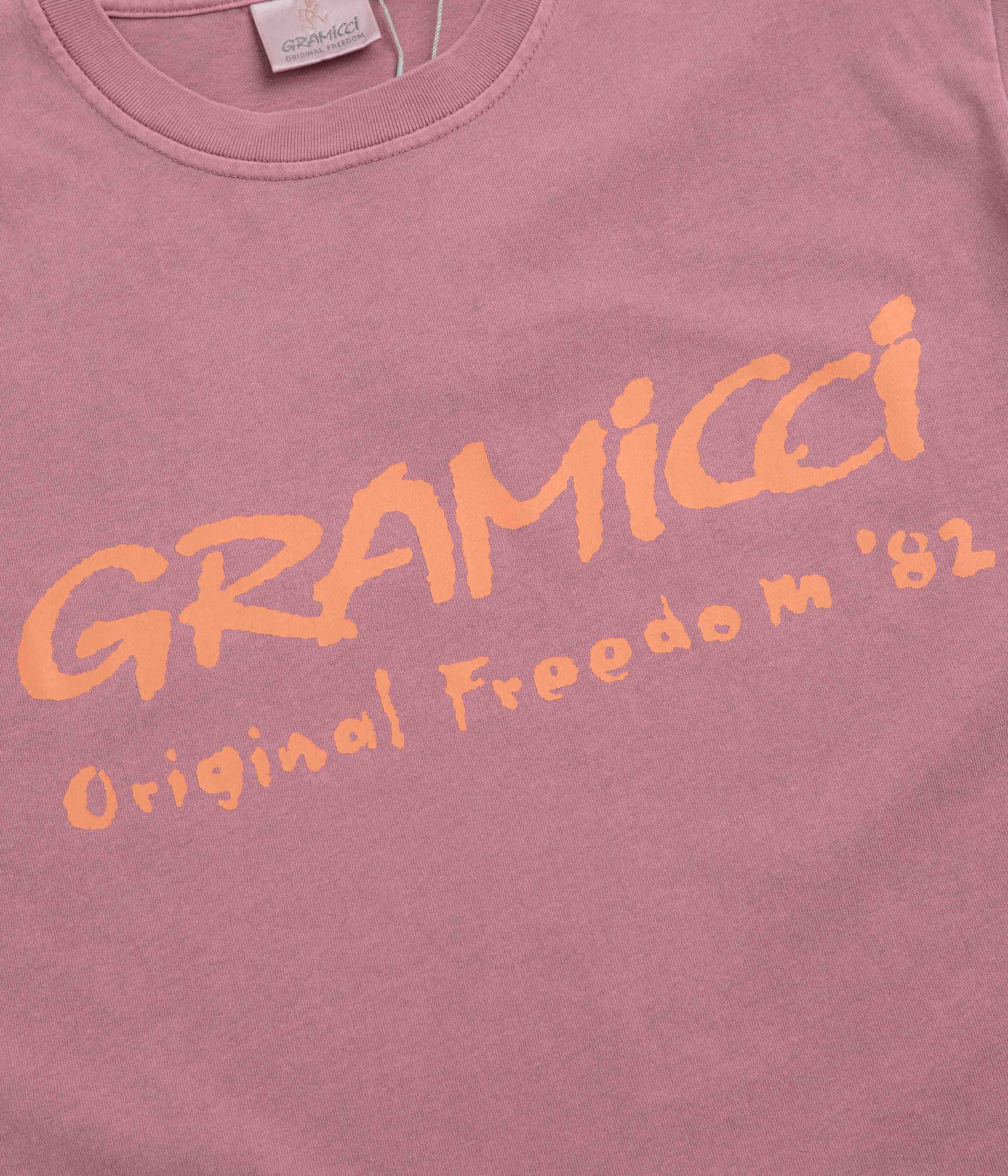 Gramicci Pigment Dye Freedom T-Shirt - Red - Image 3