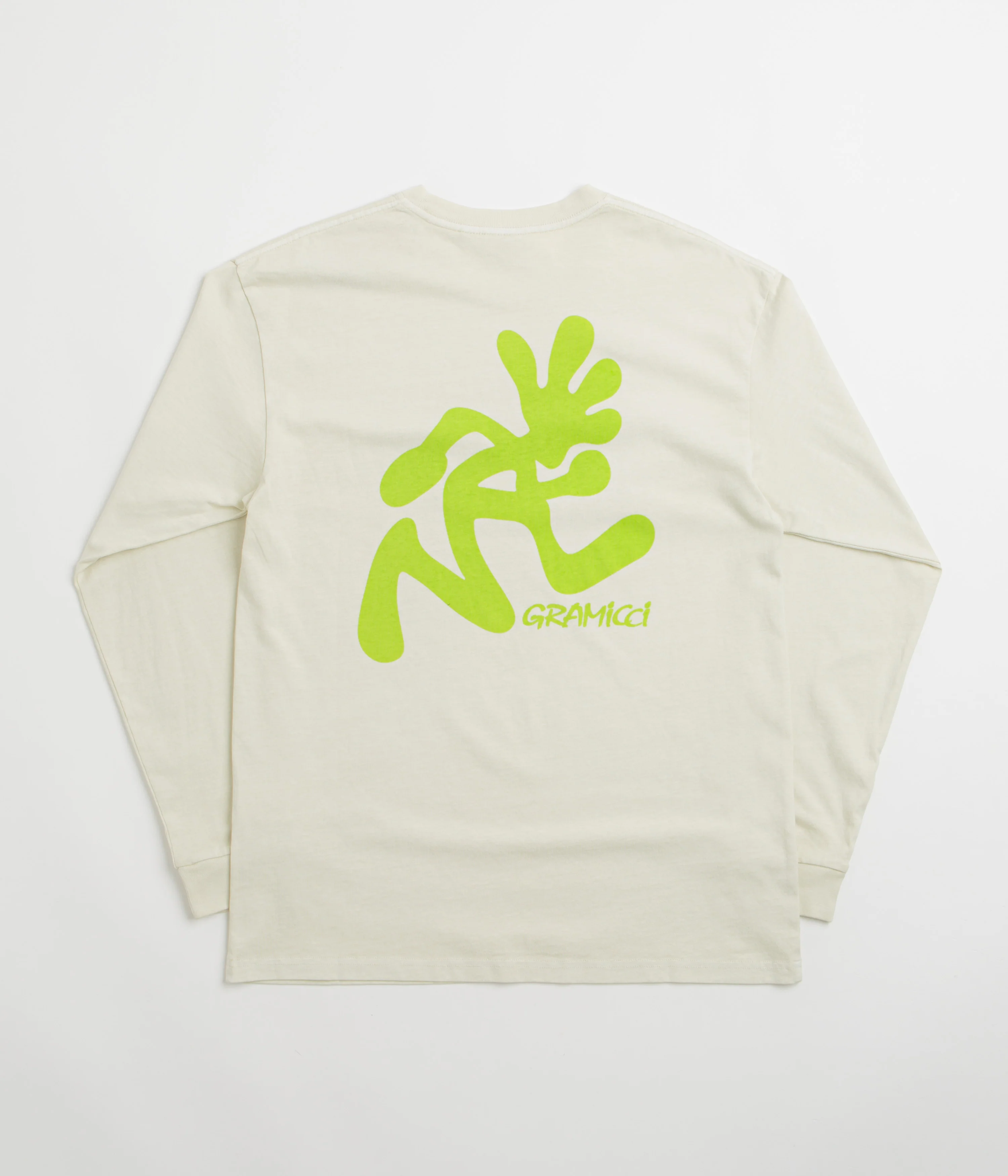 Gramicci Pigment Dye Running Man Long Sleeve T-Shirt - Natural - Image 2