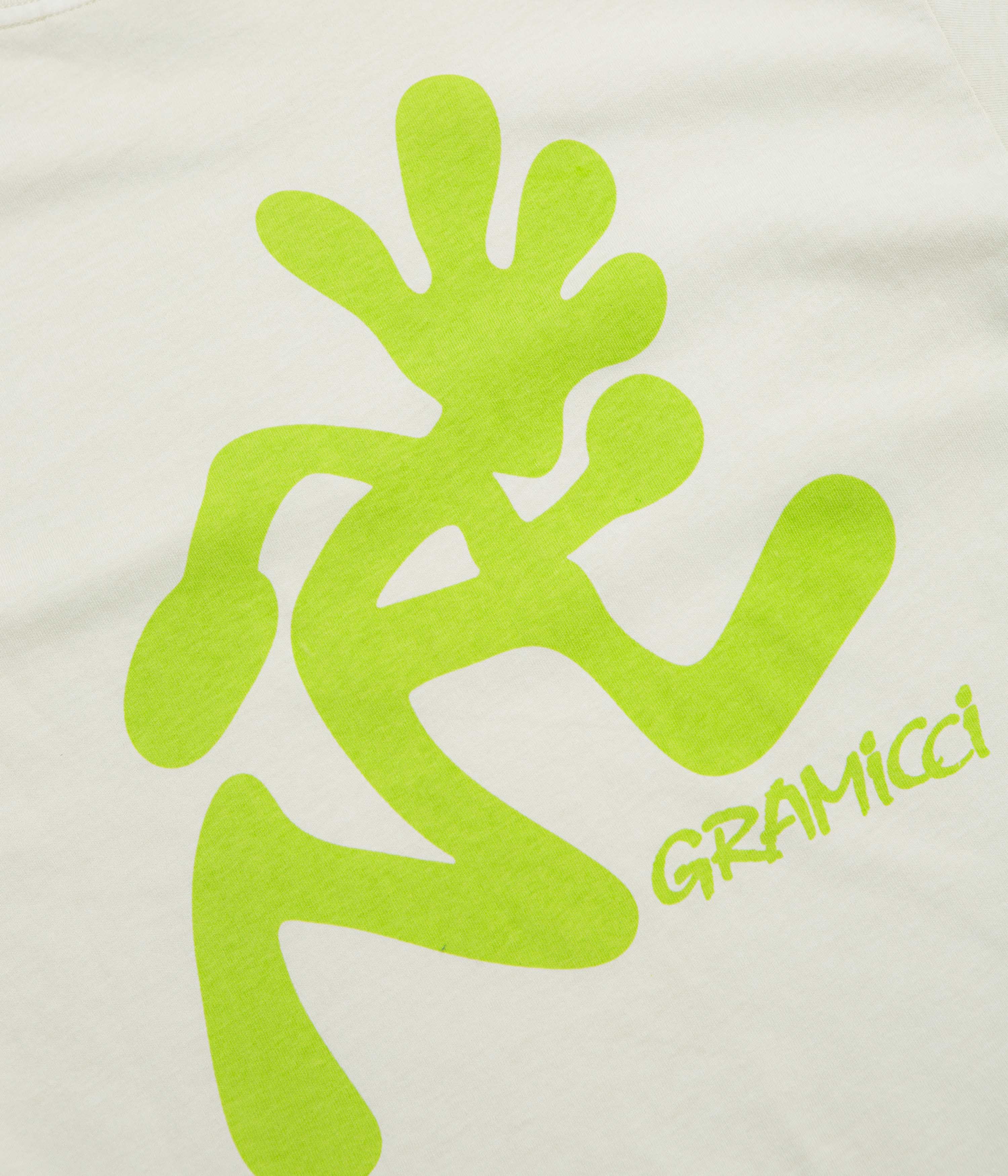 Gramicci Pigment Dye Running Man Long Sleeve T-Shirt - Natural - Image 5
