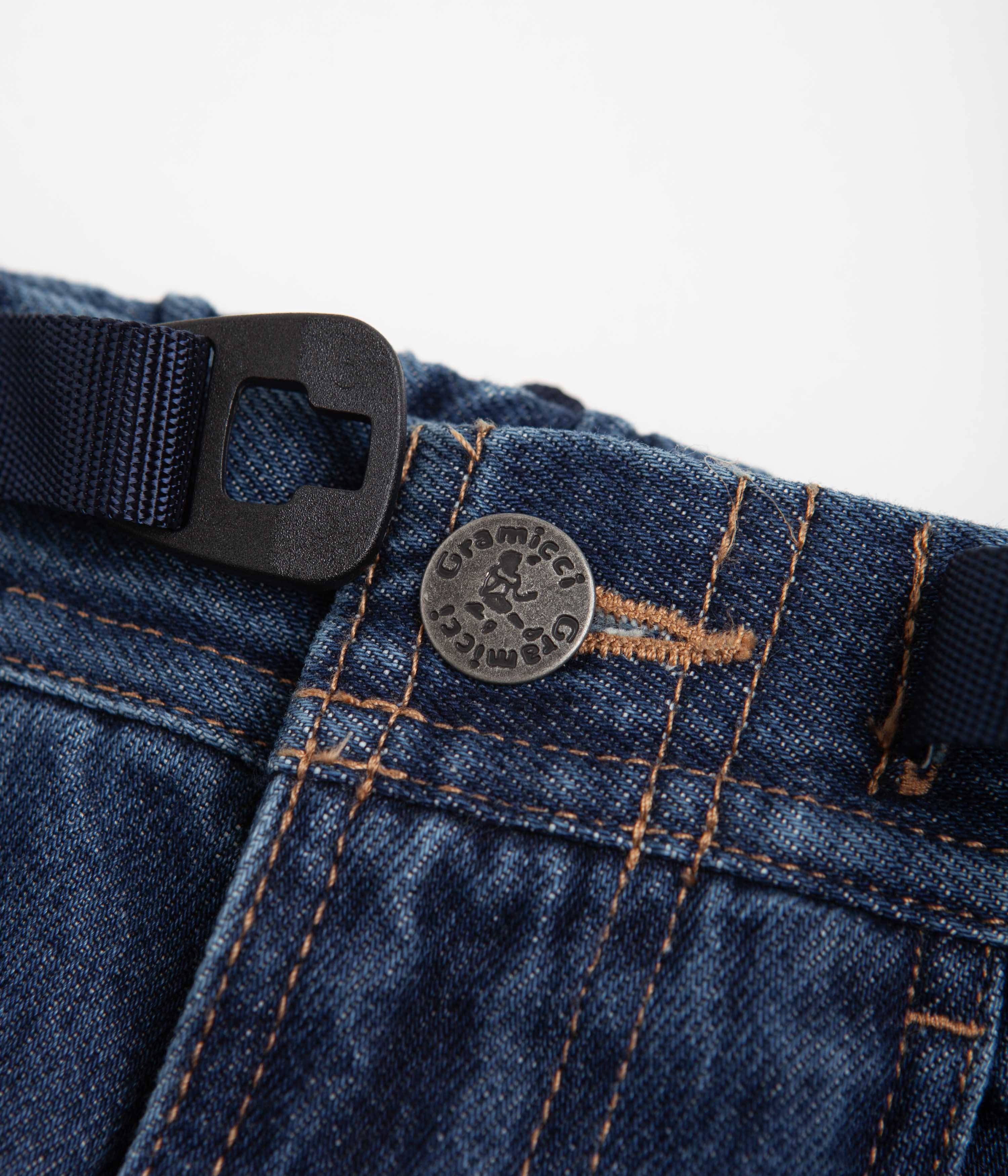 Gramicci Rock Slide Jeans - Mid Indigo - Image 8