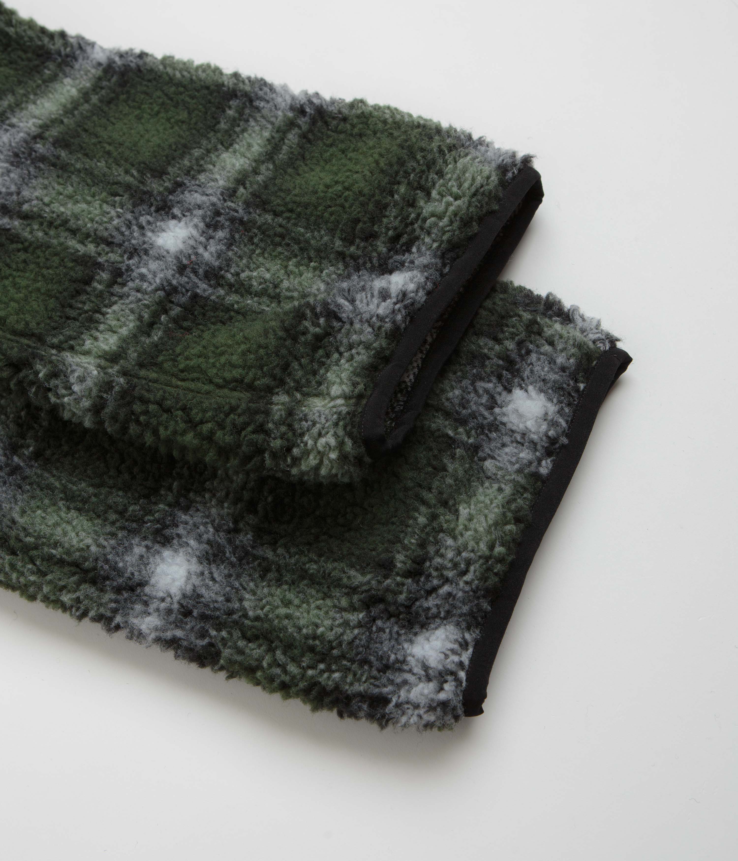 Gramicci Shadow Plaid Sherpa Pants - Olive Shadow Plaid - Image 10