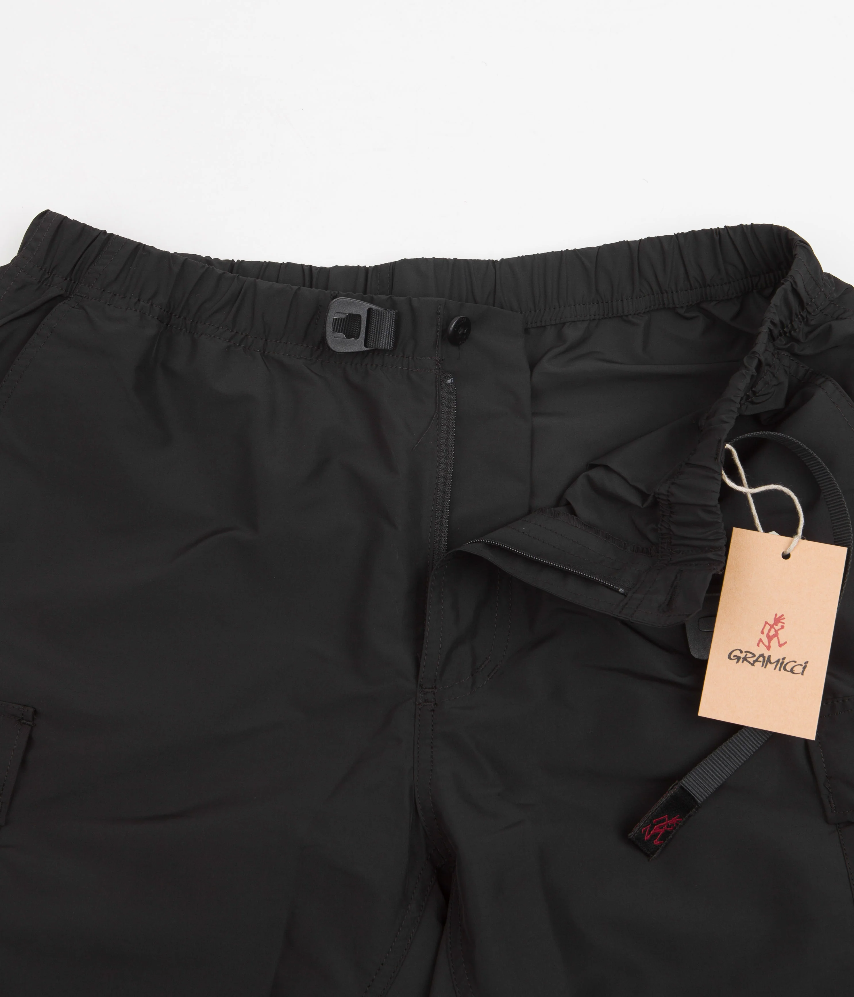 Gramicci Shell Cargo Shorts - Black - Image 6