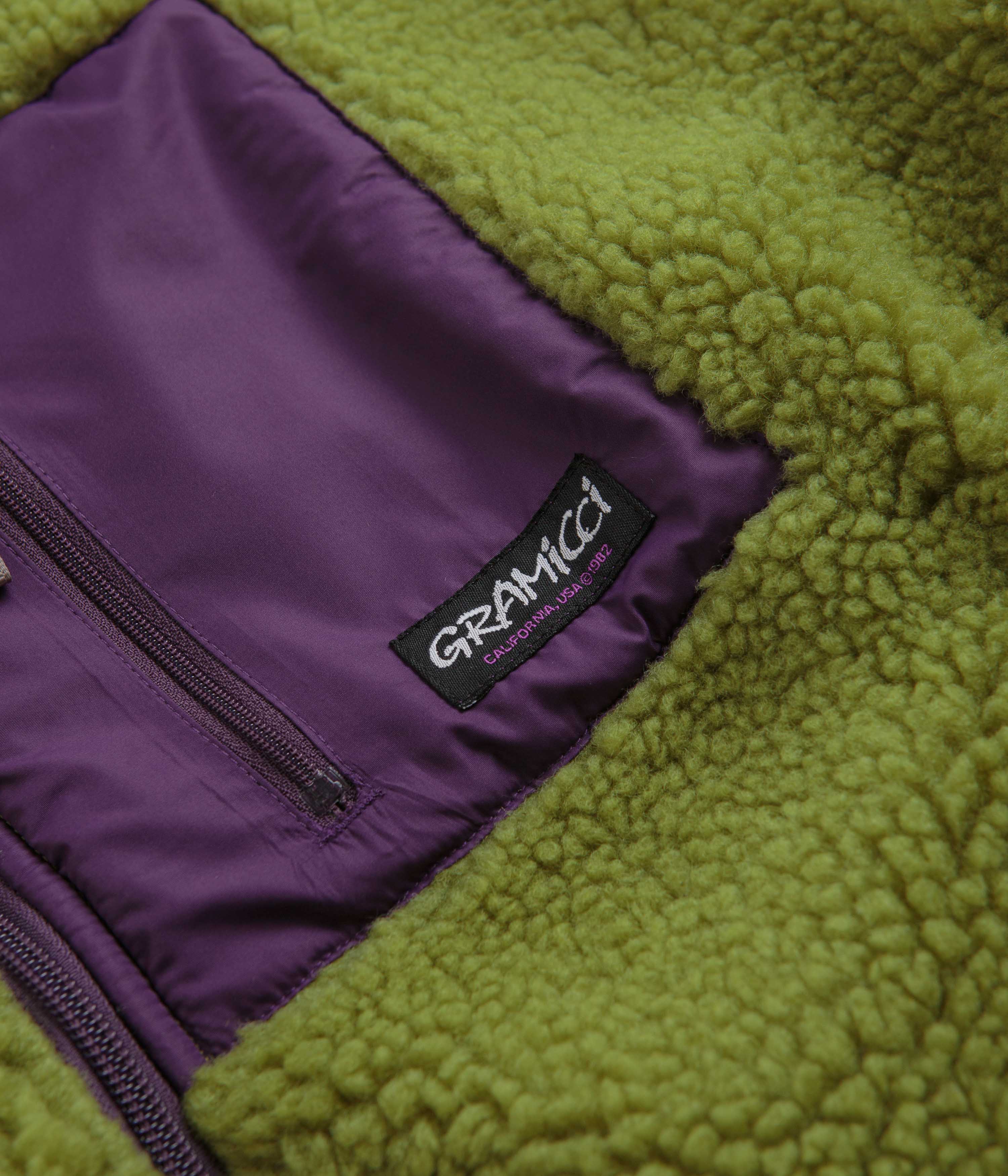 Gramicci Sherpa Jacket - Dusted Lime - Image 3