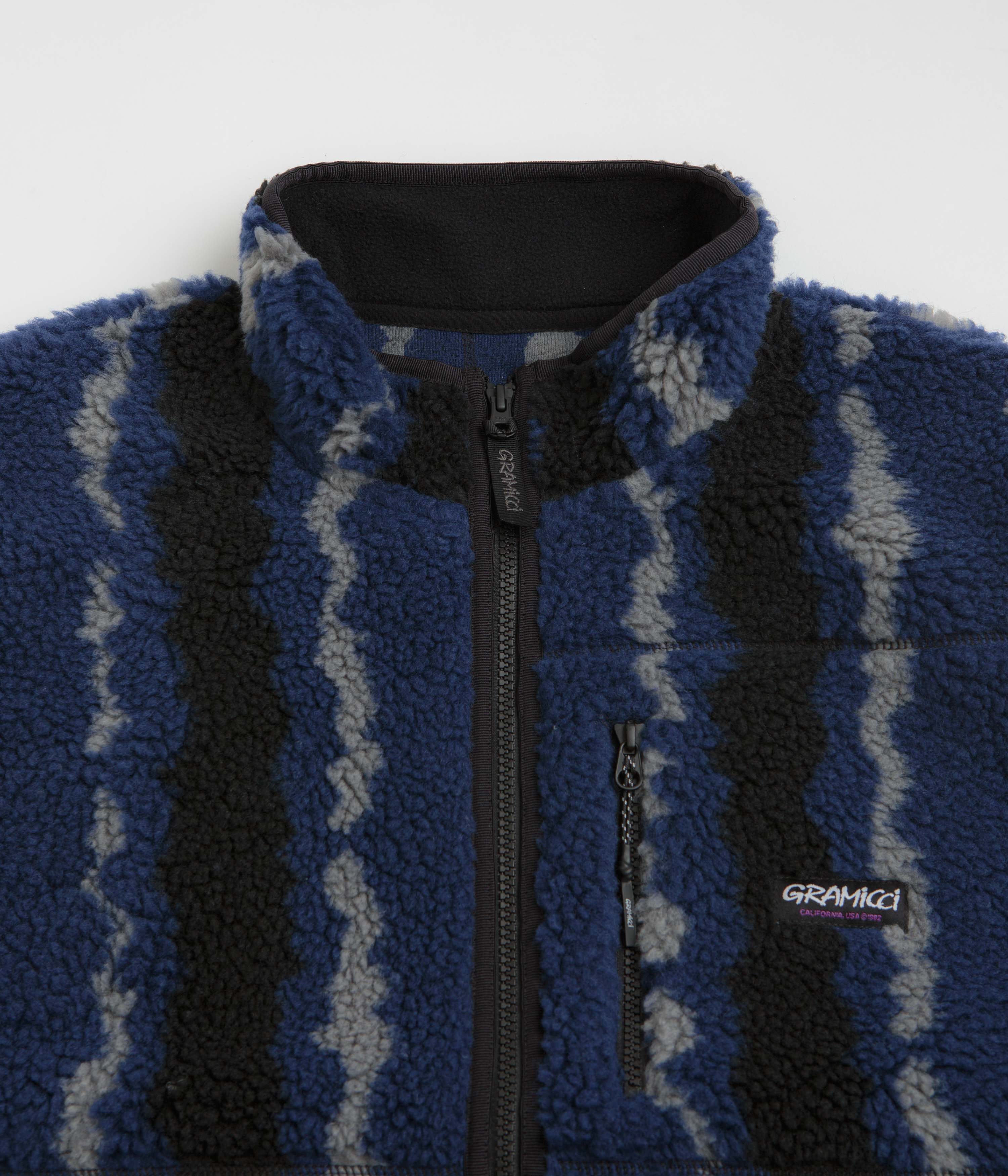 Gramicci Sherpa Vest - Navy Ripple - Image 4
