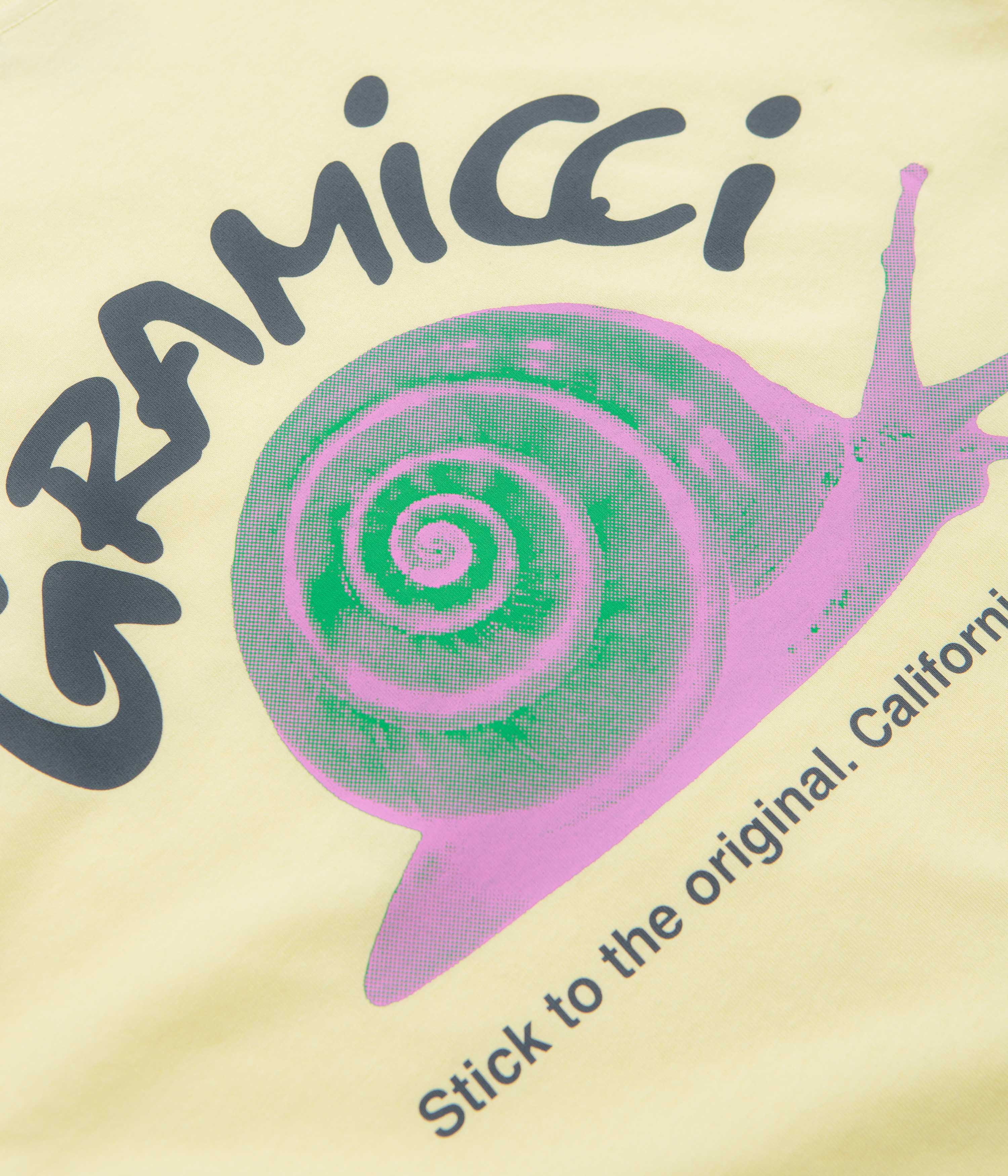 Gramicci Snail T-Shirt - Lemon - Image 4