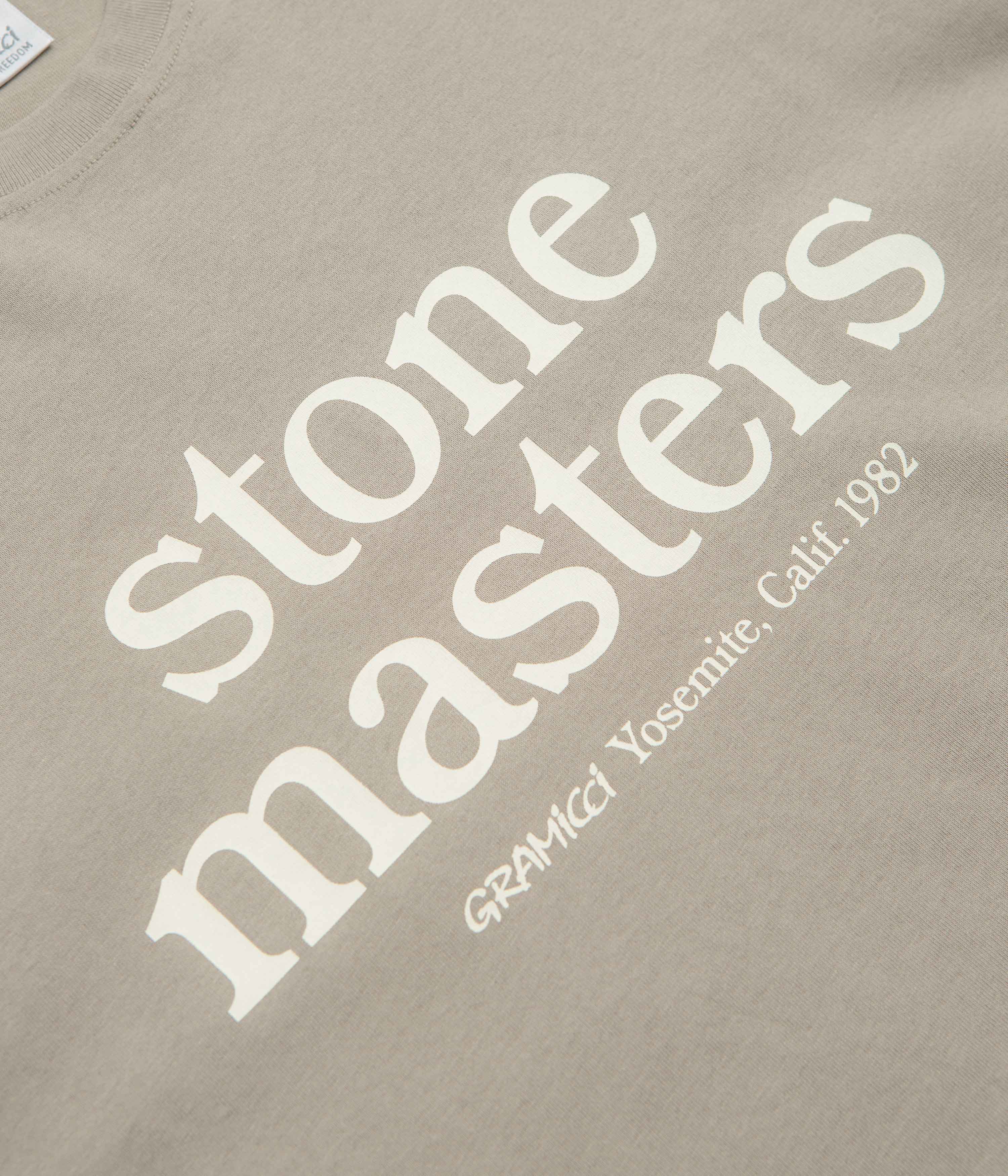 Gramicci Stonemasters T-Shirt - Khaki - Image 3