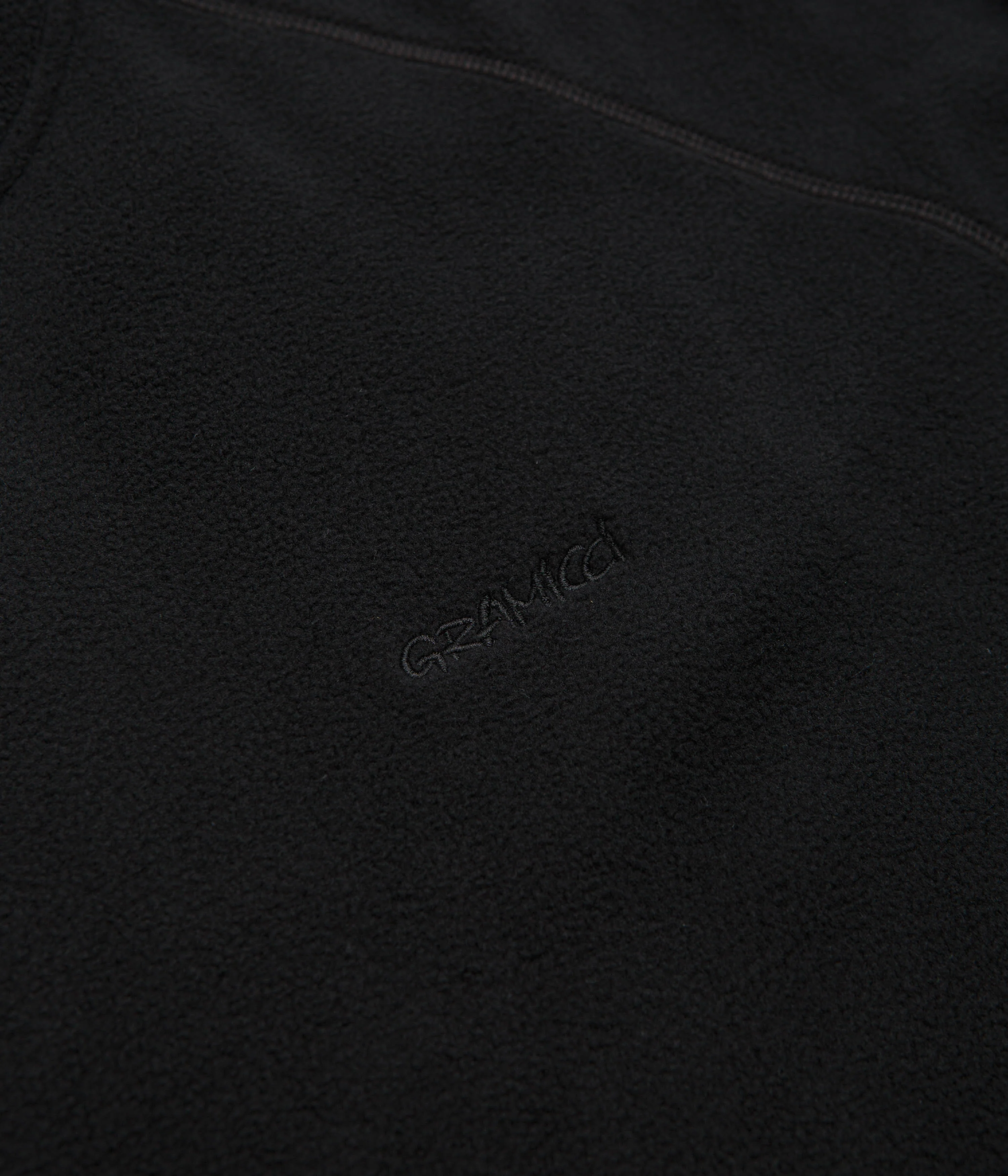 Gramicci Thermal Fleece Crewneck Sweatshirt - Black - Image 2