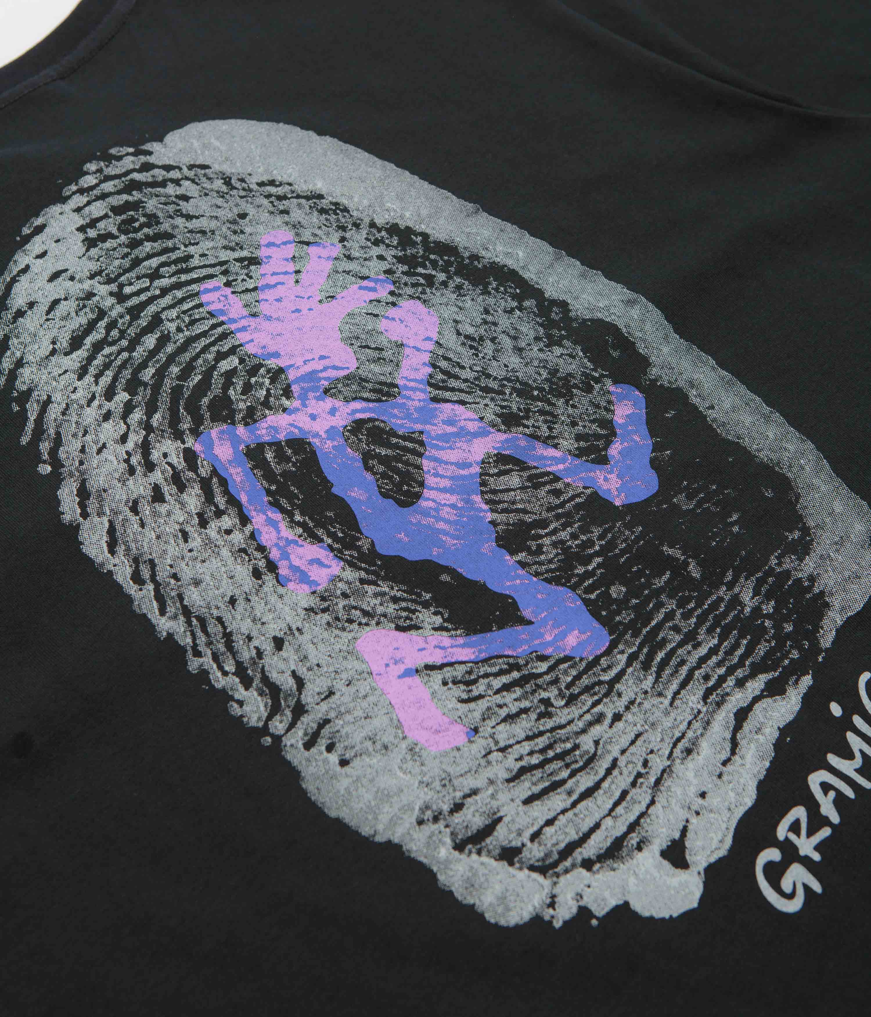 Gramicci Thumbprint T-Shirt - Vintage Black - Image 5