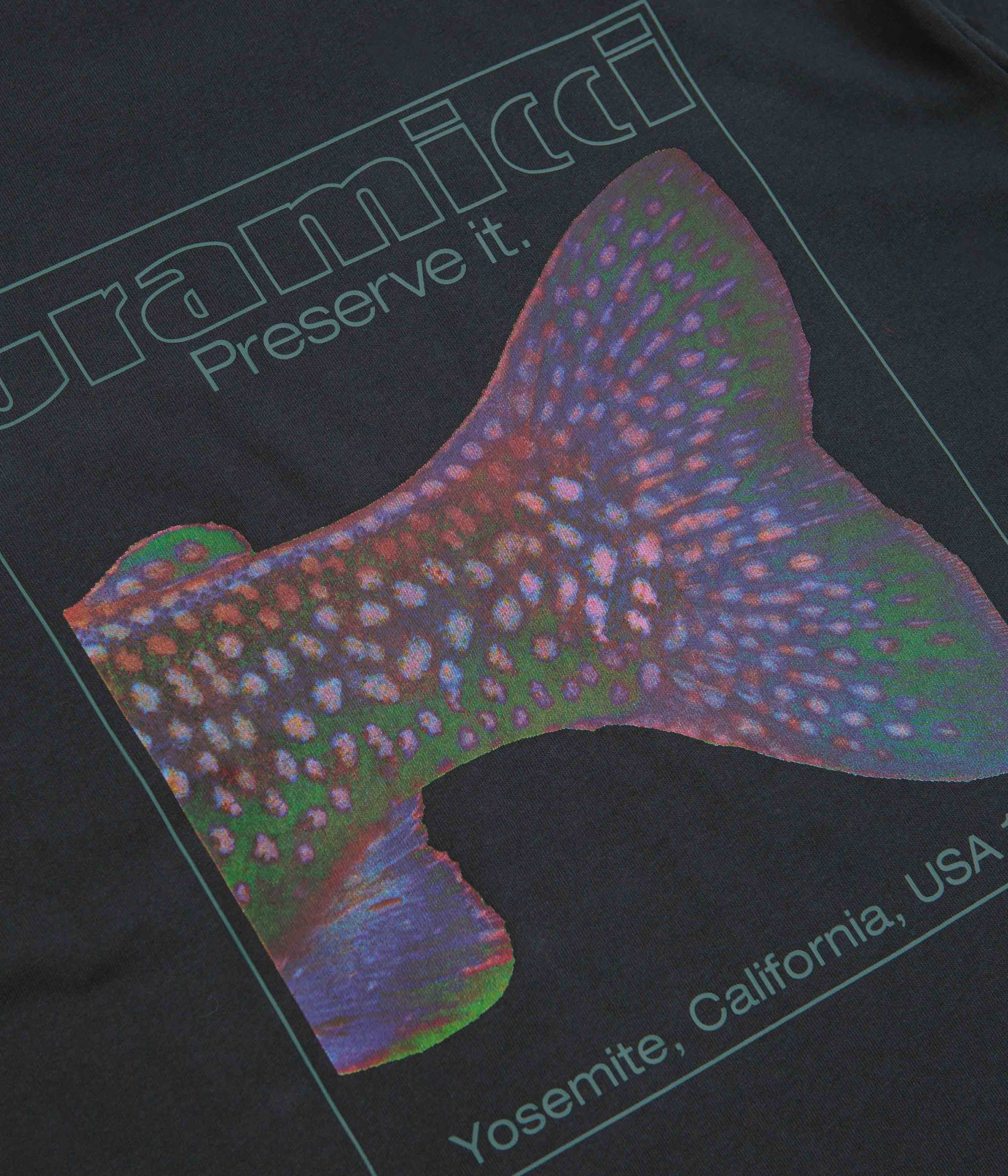 Gramicci Trouttail T-Shirt - Vintage Black - Image 5