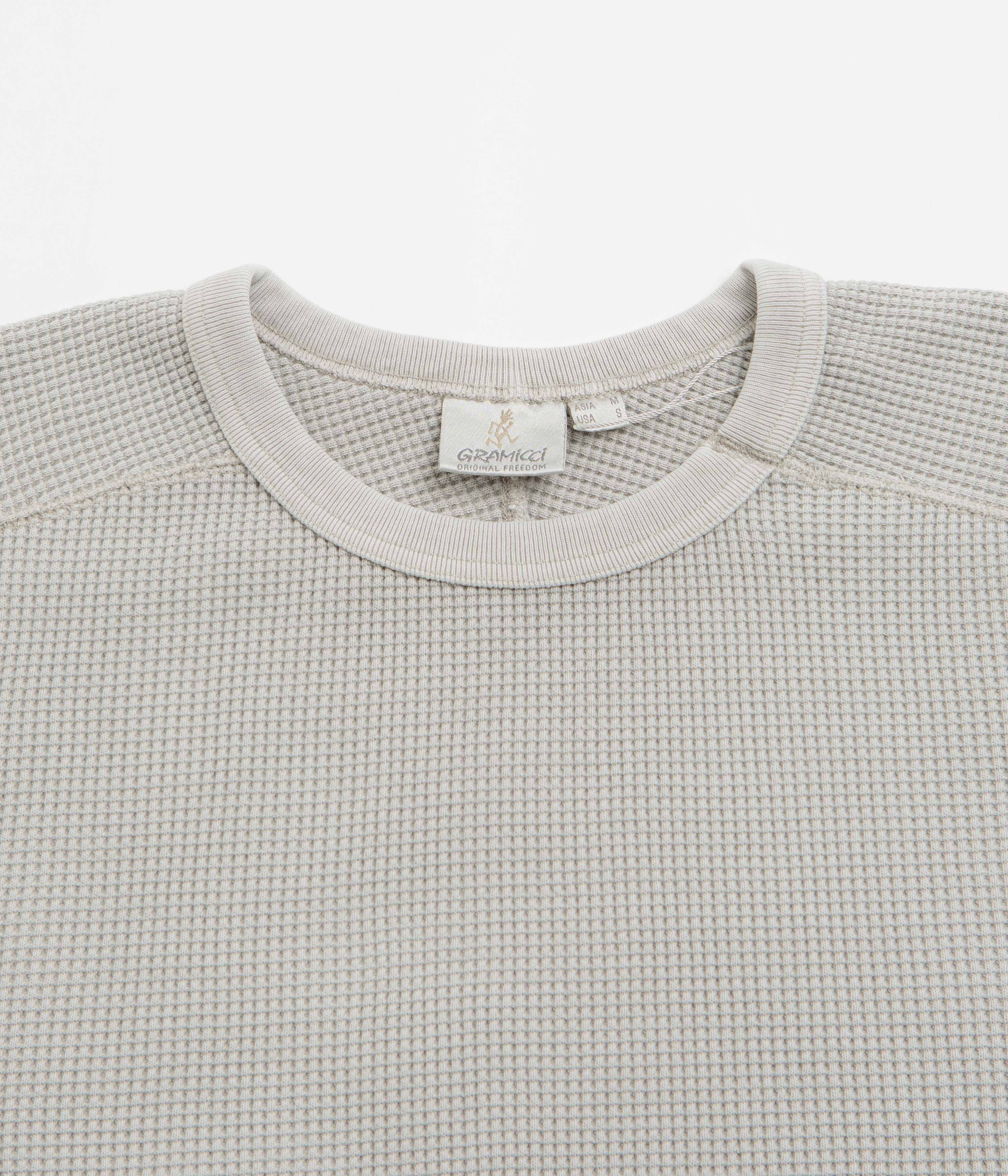 Gramicci Waffle Crewneck Sweatshirt - Pewter - Image 2