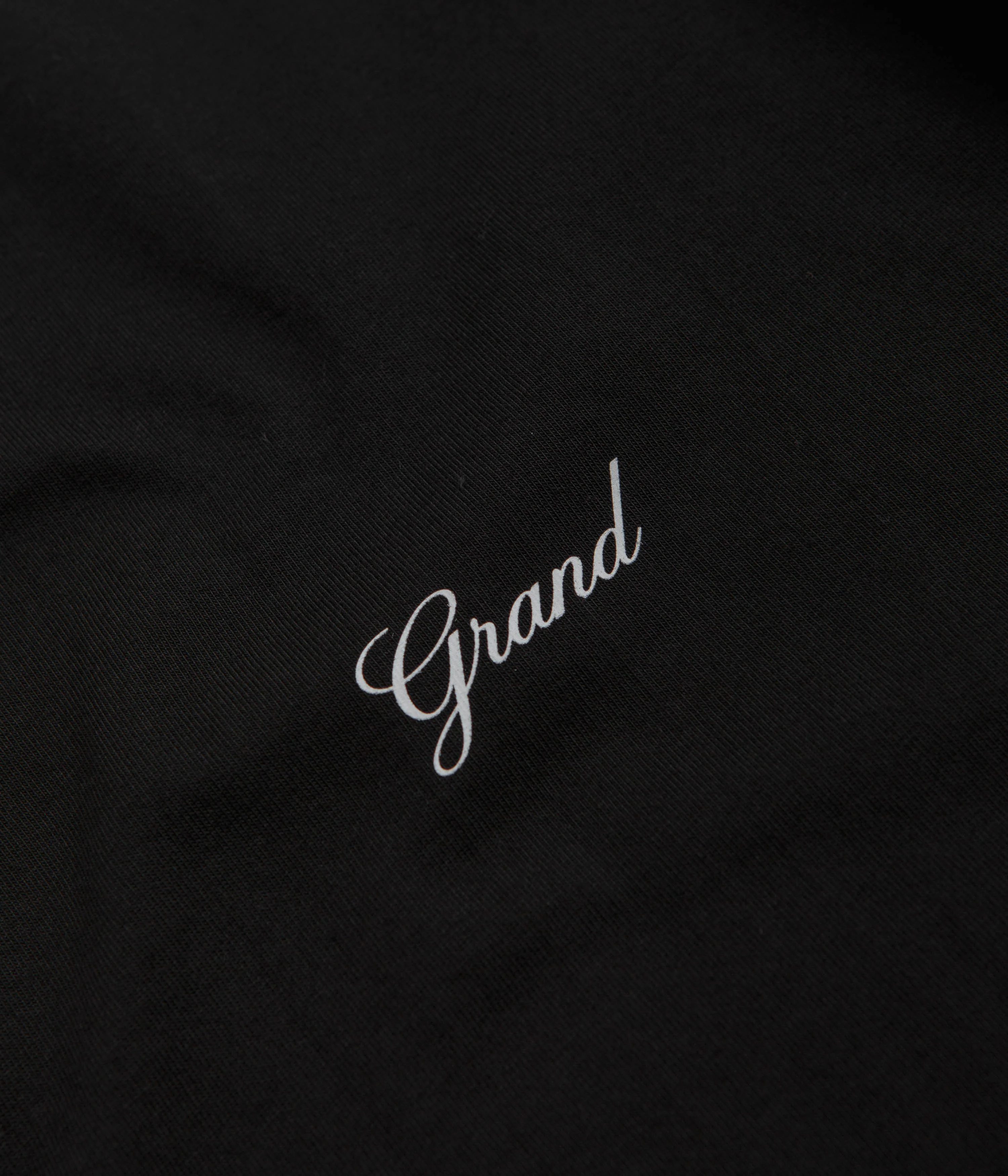 Grand Collection Script T-Shirt - Black / Black - Image 2