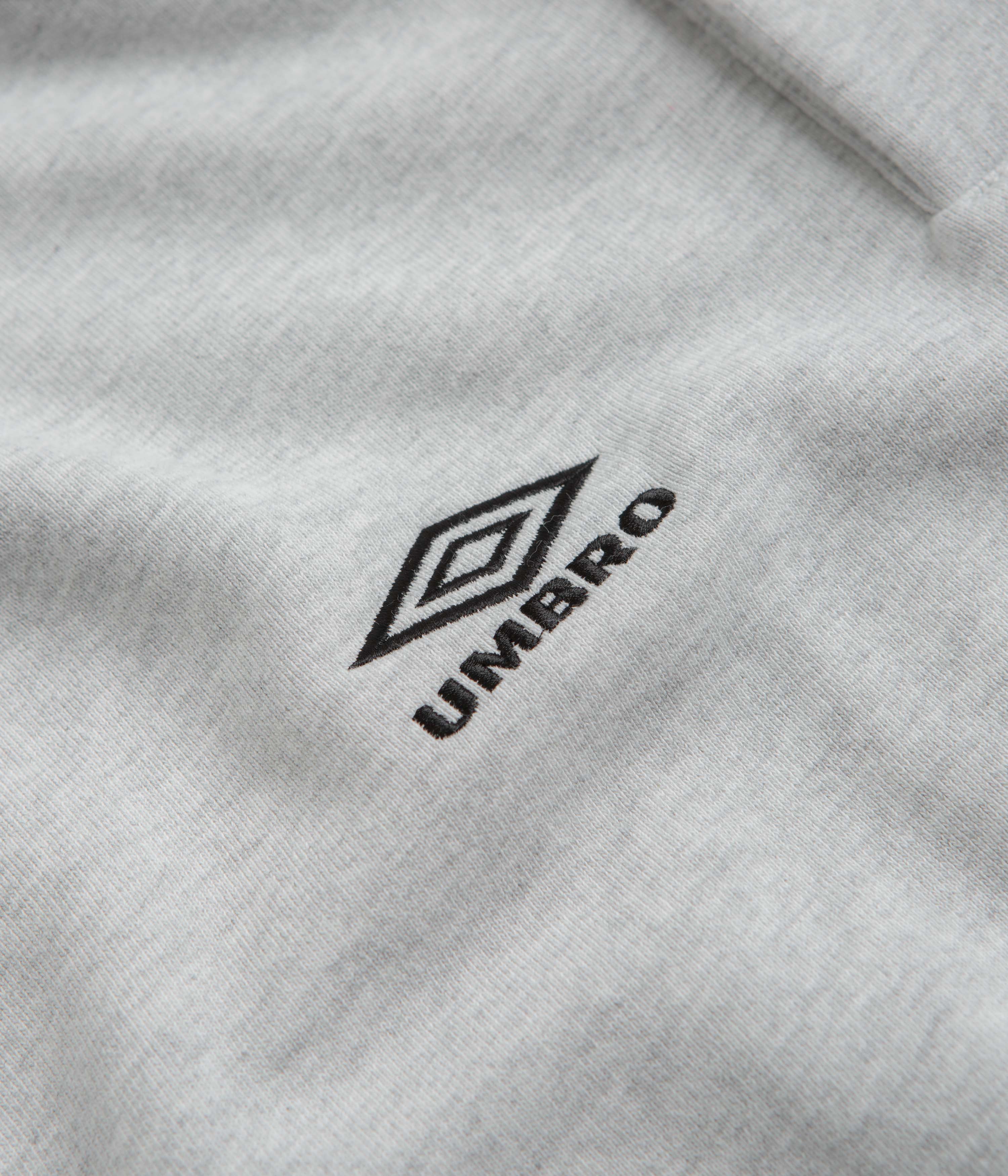 Grand Collection x Umbro Button Collar Sweatshirt - Ash Grey - Image 3