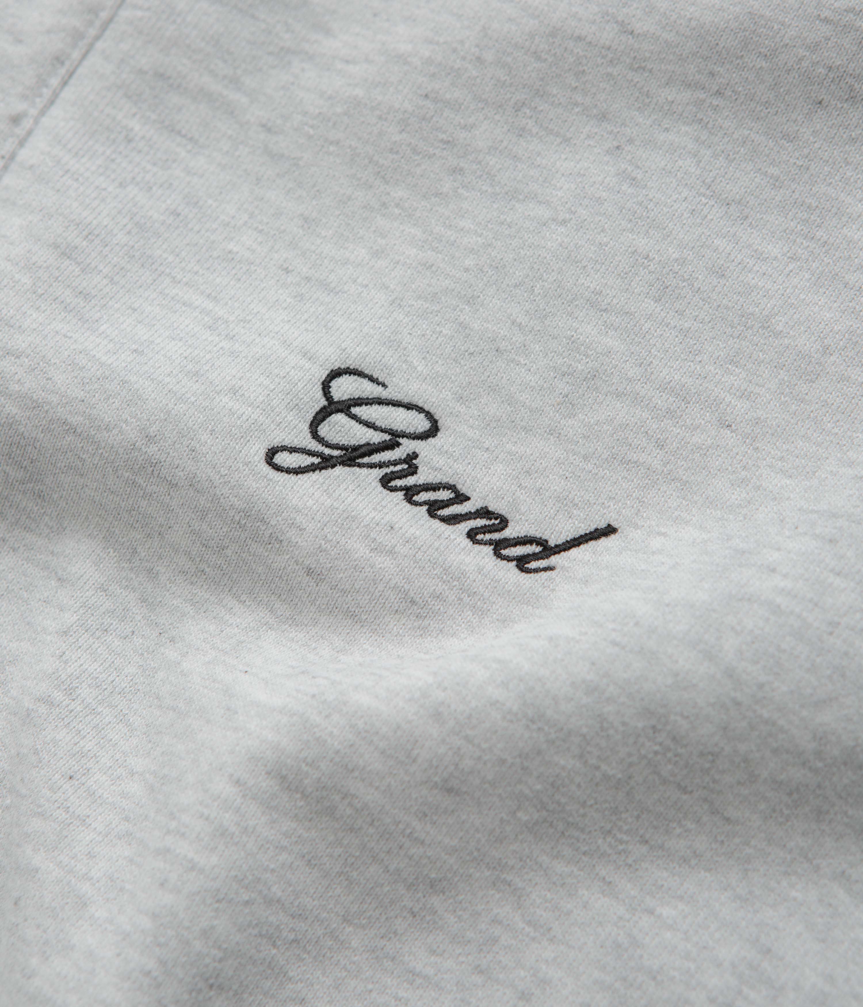 Grand Collection x Umbro Button Collar Sweatshirt - Ash Grey - Image 4