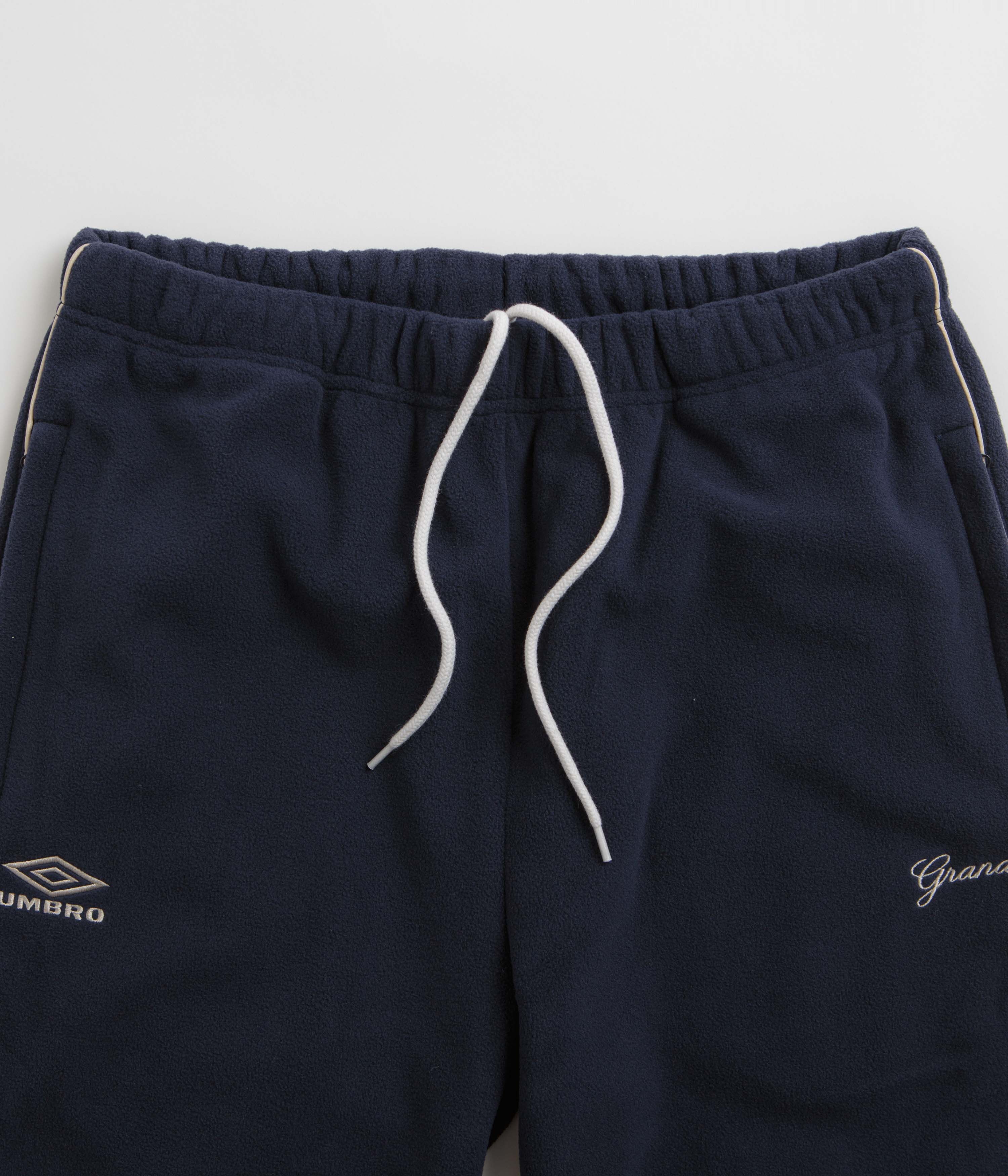Grand Collection x Umbro Micro Fleece Sweatpants - Navy / Cream - Image 4