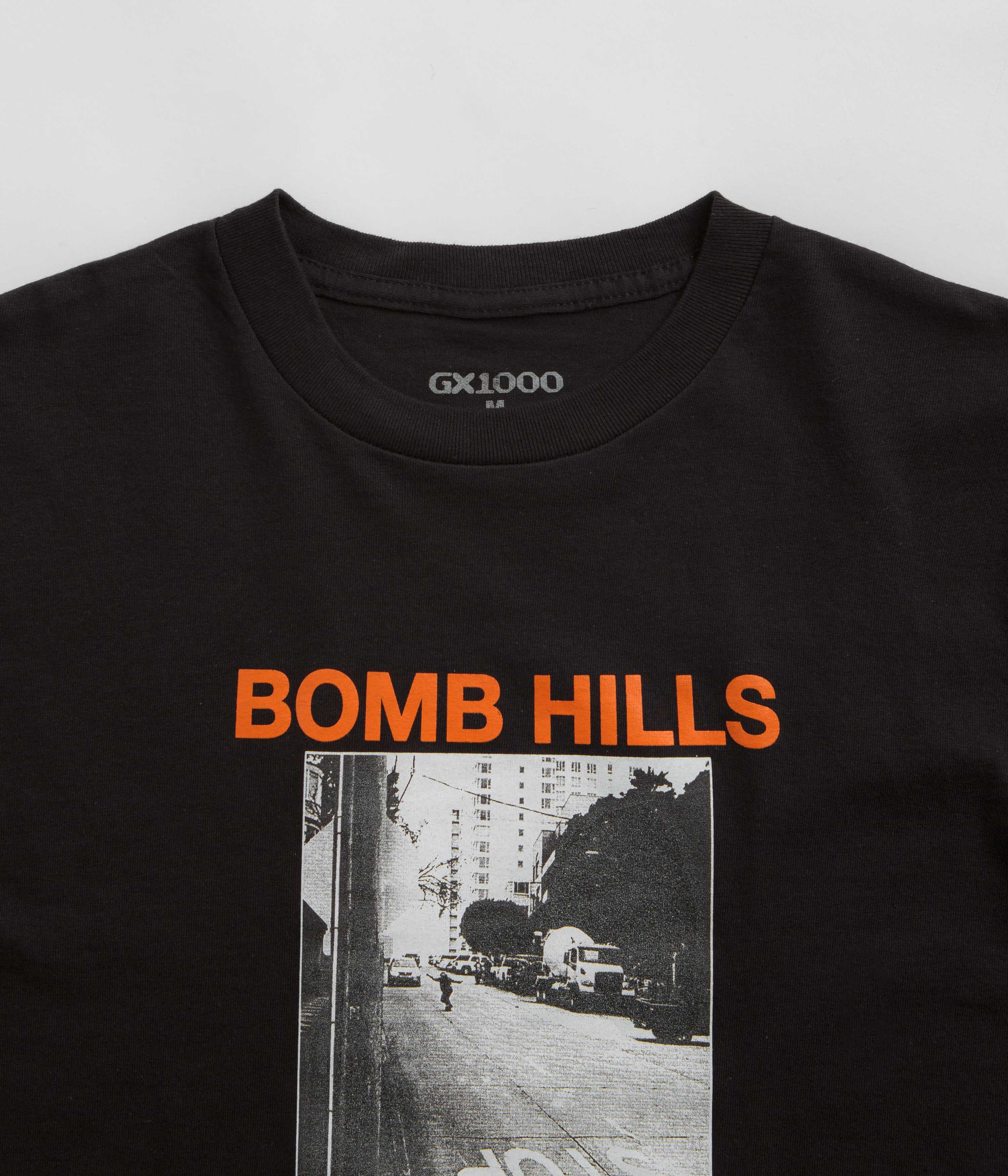 GX1000 Bomb Hills T-Shirt - Black / Orange - Image 3