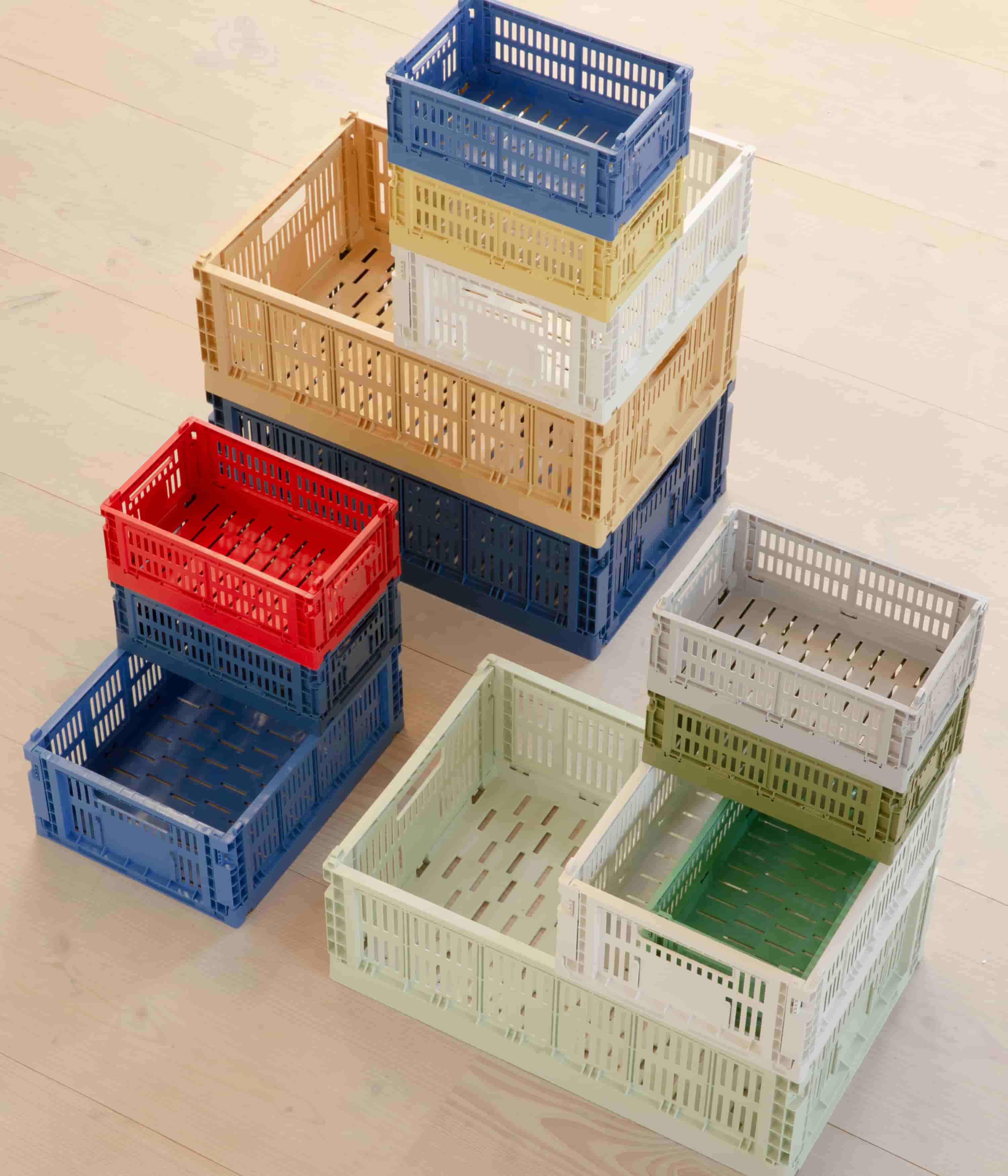 HAY Small Colour Crate - Light Blue - Image 2