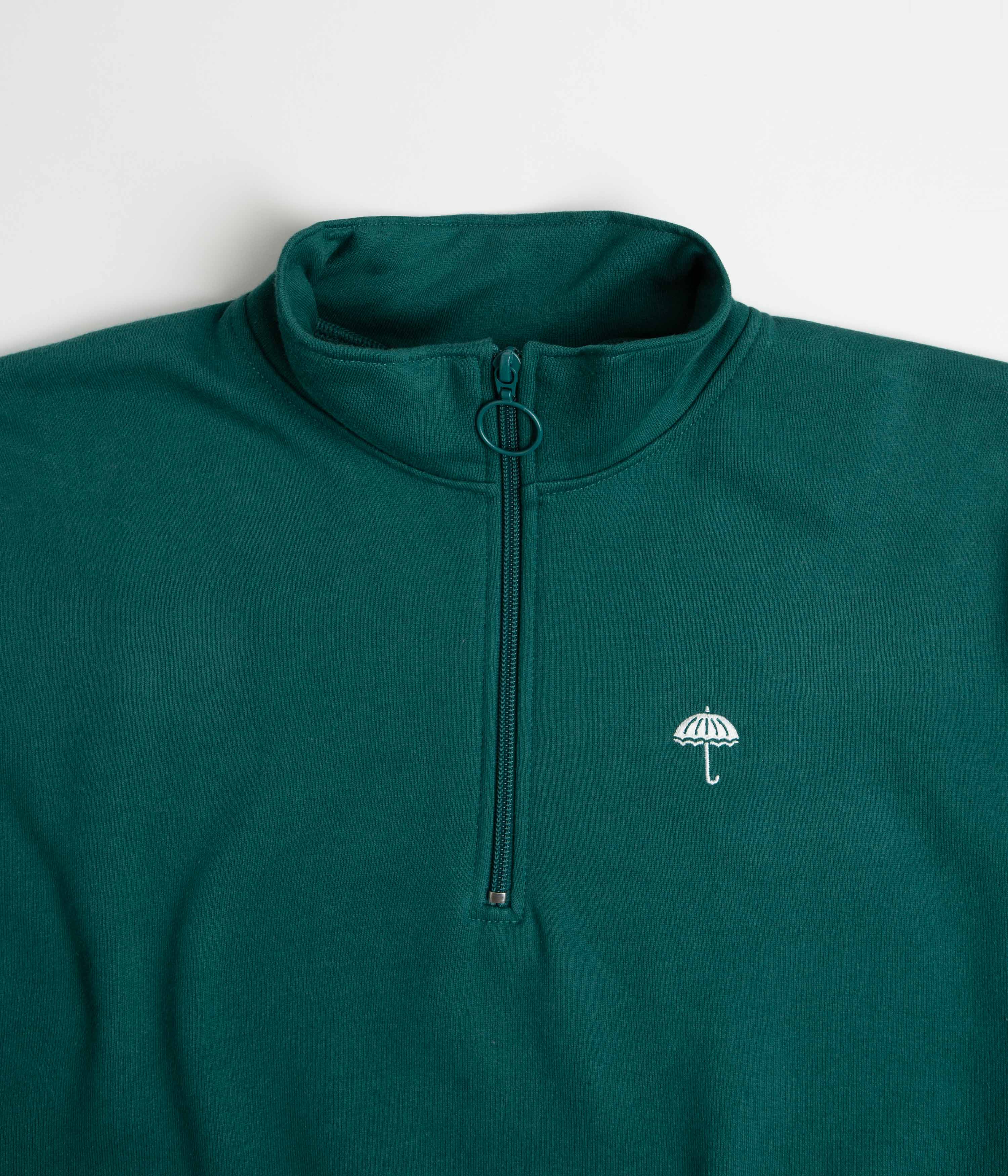 Helas Breeze 1/4 Zip Sweatshirt - Green - Image 2