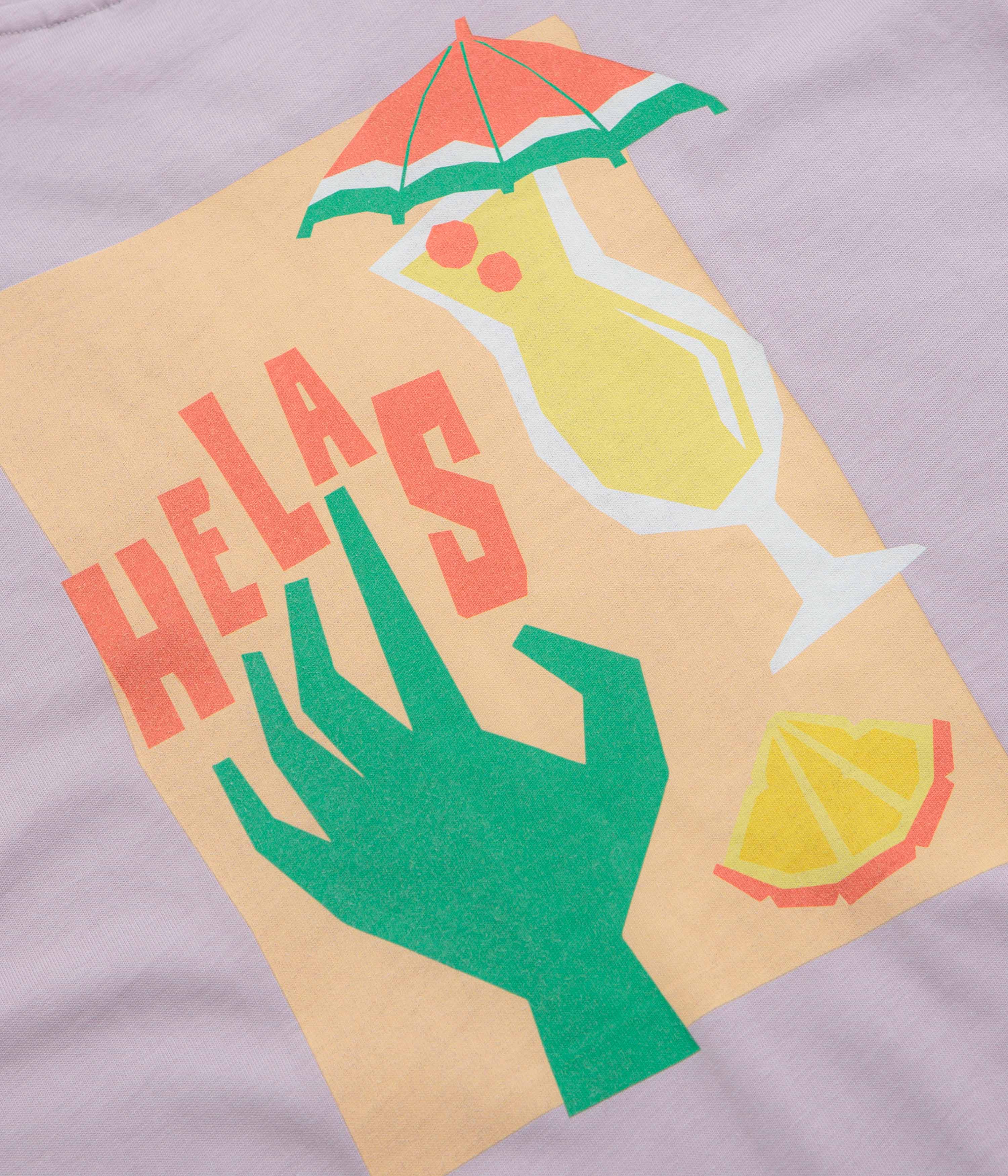 Helas Cocktail T-Shirt - Lilac - Image 5