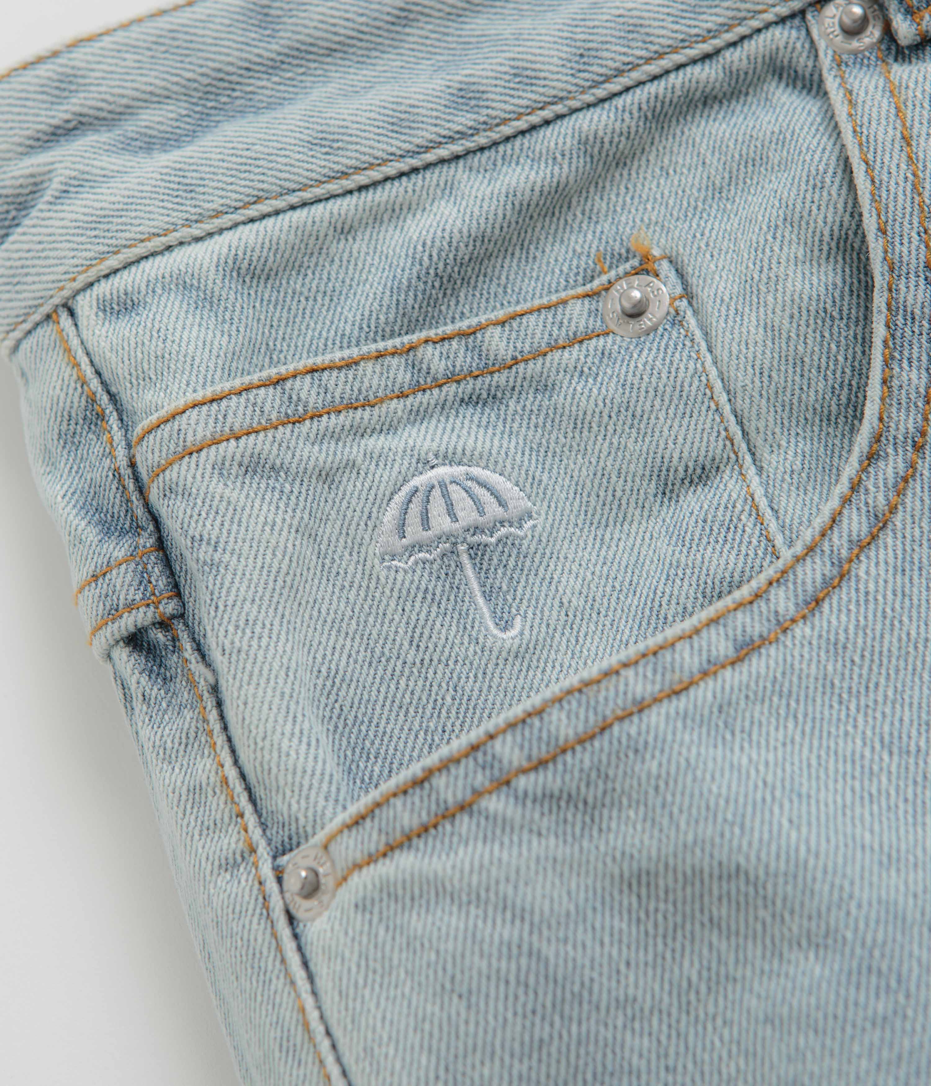 Helas Dieu Grec Jeans Shorts - Light Blue - Image 5