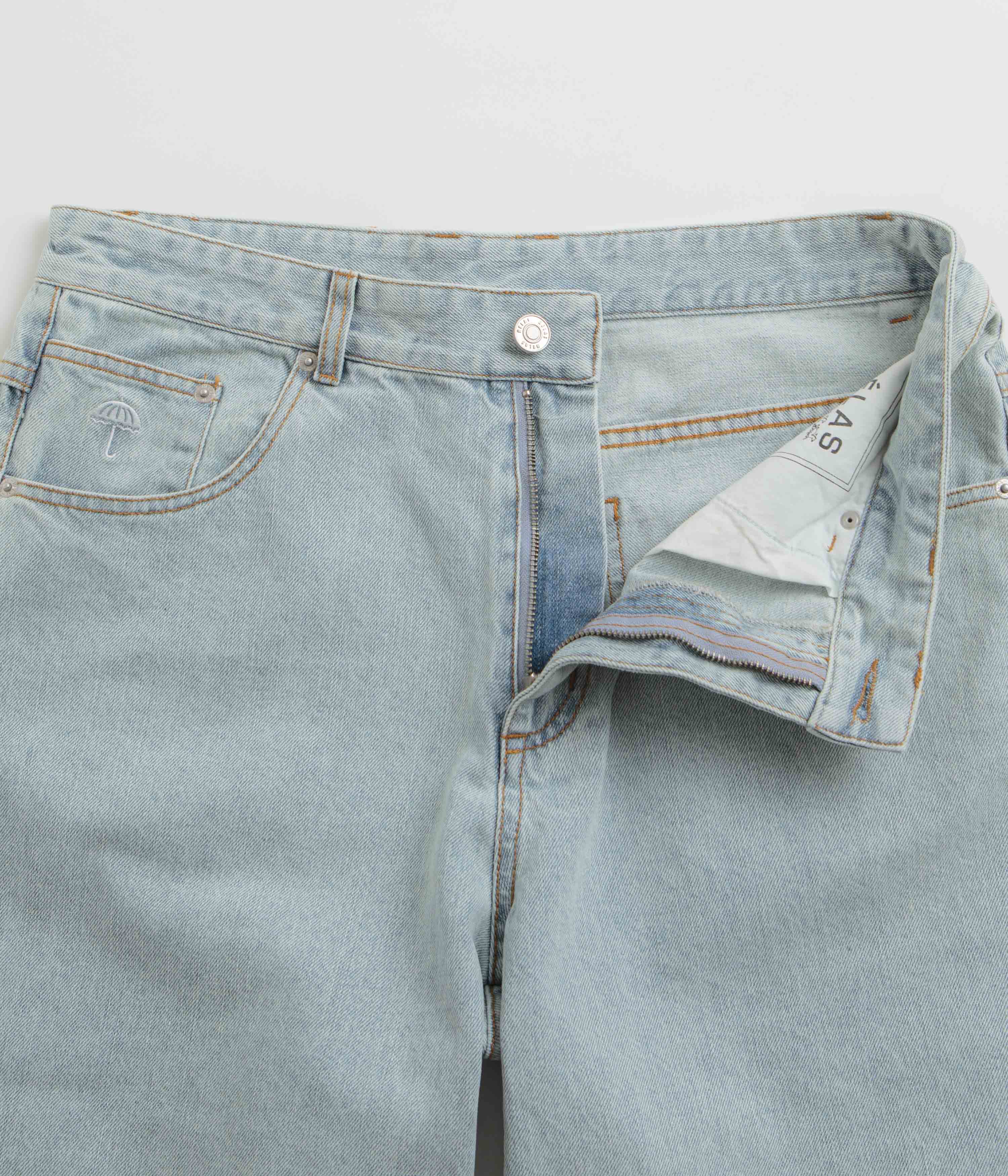 Helas Dieu Grec Jeans Shorts - Light Blue - Image 7