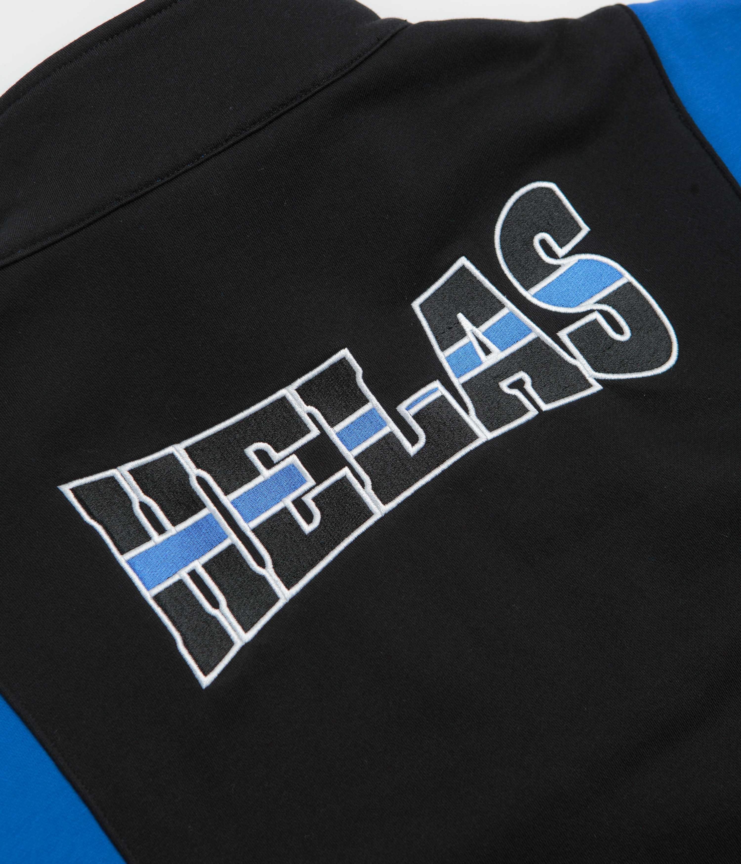 Helas Hoop Quarter Zip Sweatshirt - Blue / Black - Image 4
