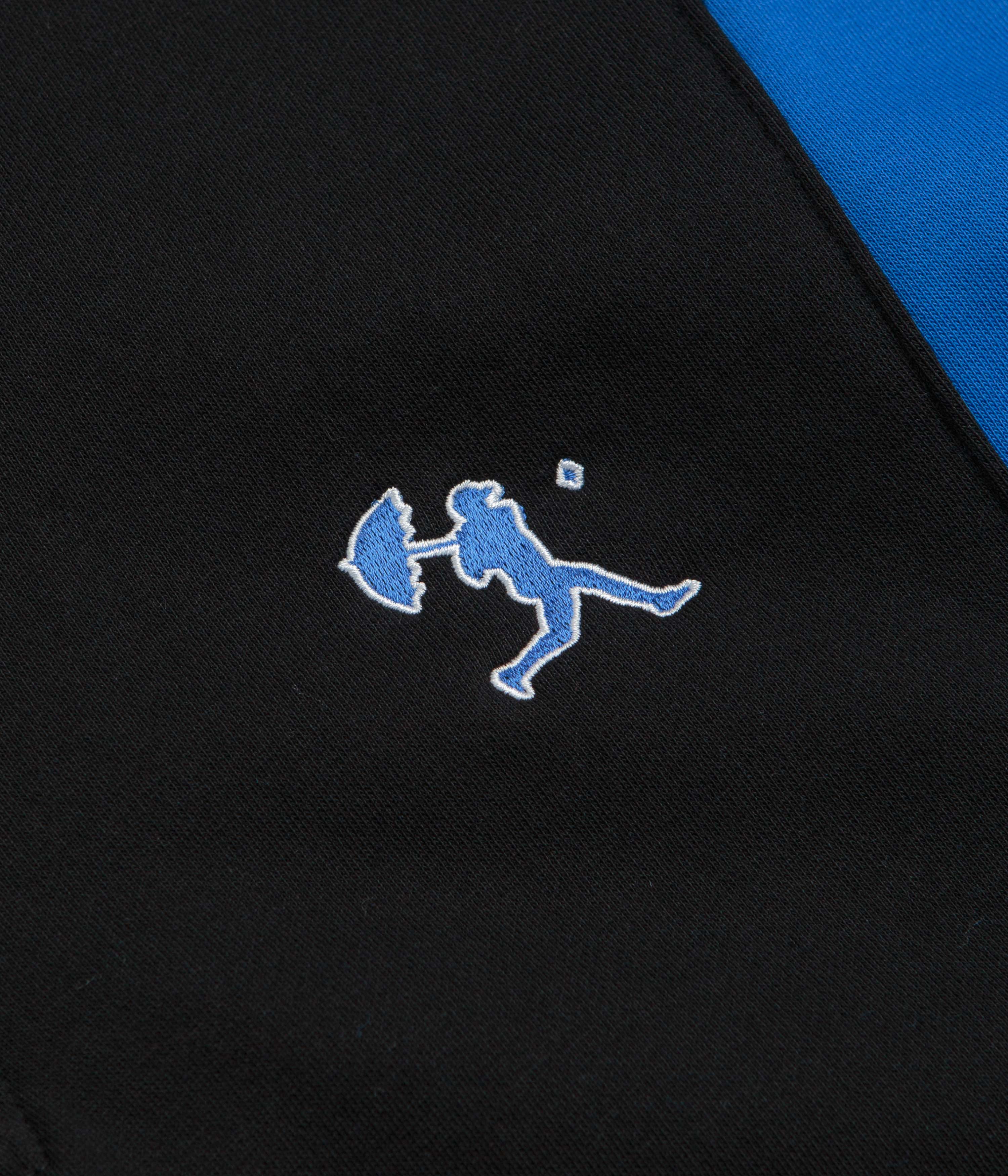 Helas Hoop Quarter Zip Sweatshirt - Blue / Black - Image 5