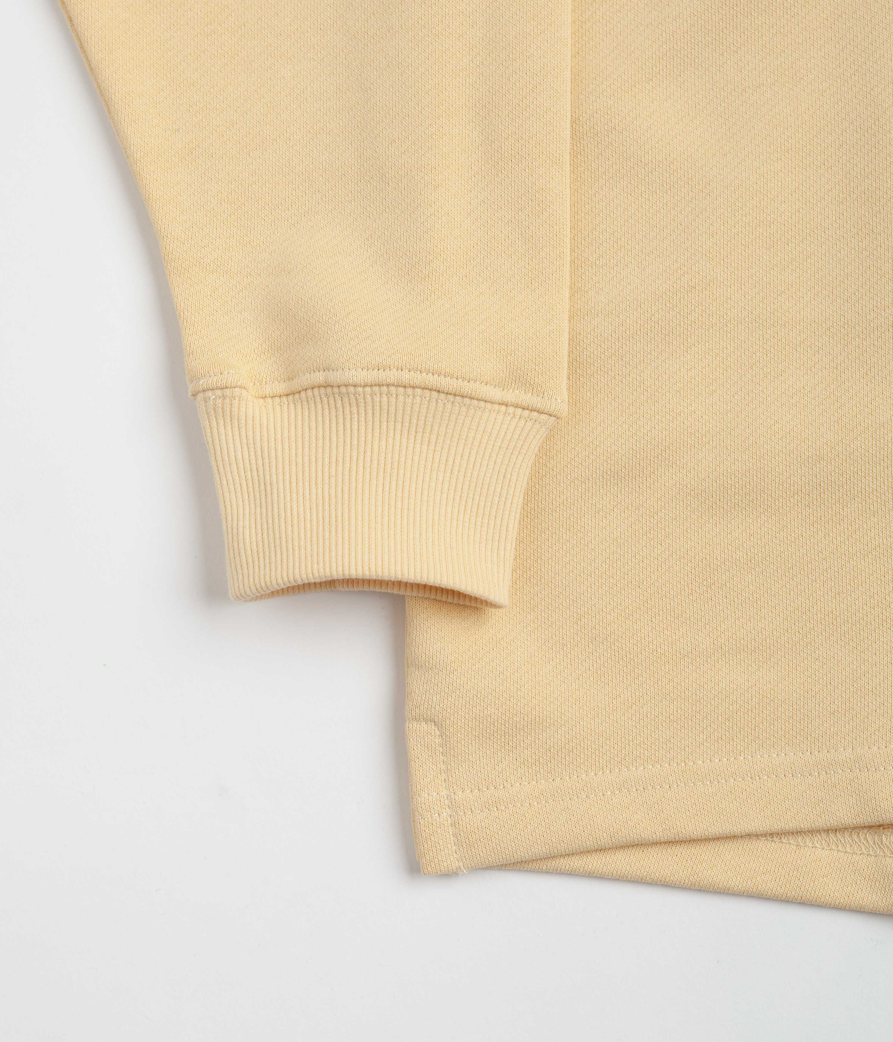 Helas Jazzy Long Sleeve Polo Shirt - Pastel Yellow - Image 2