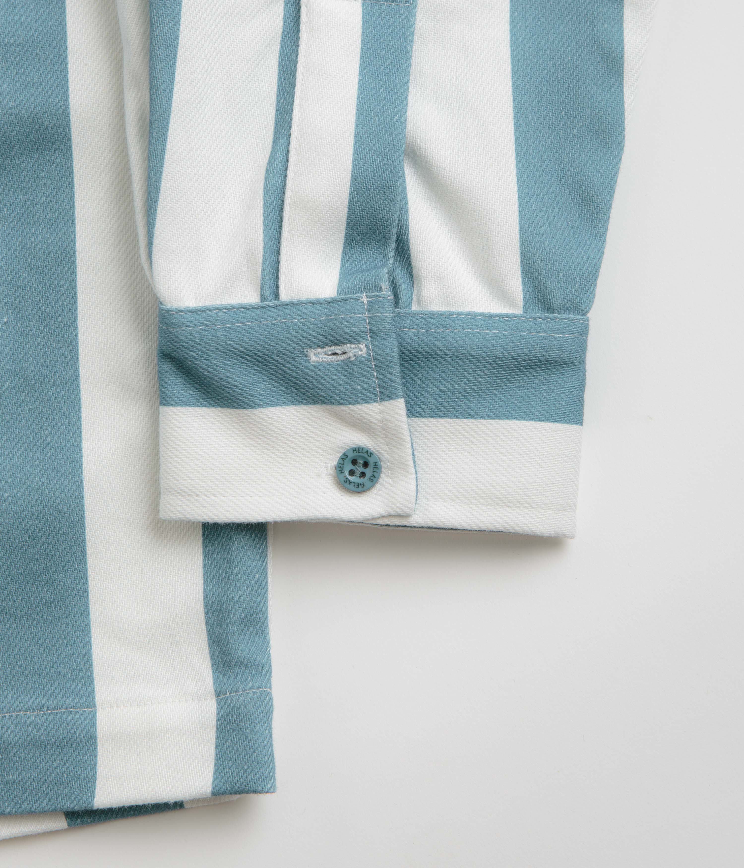 Helas Liner Shirt - White / Blue - Image 6