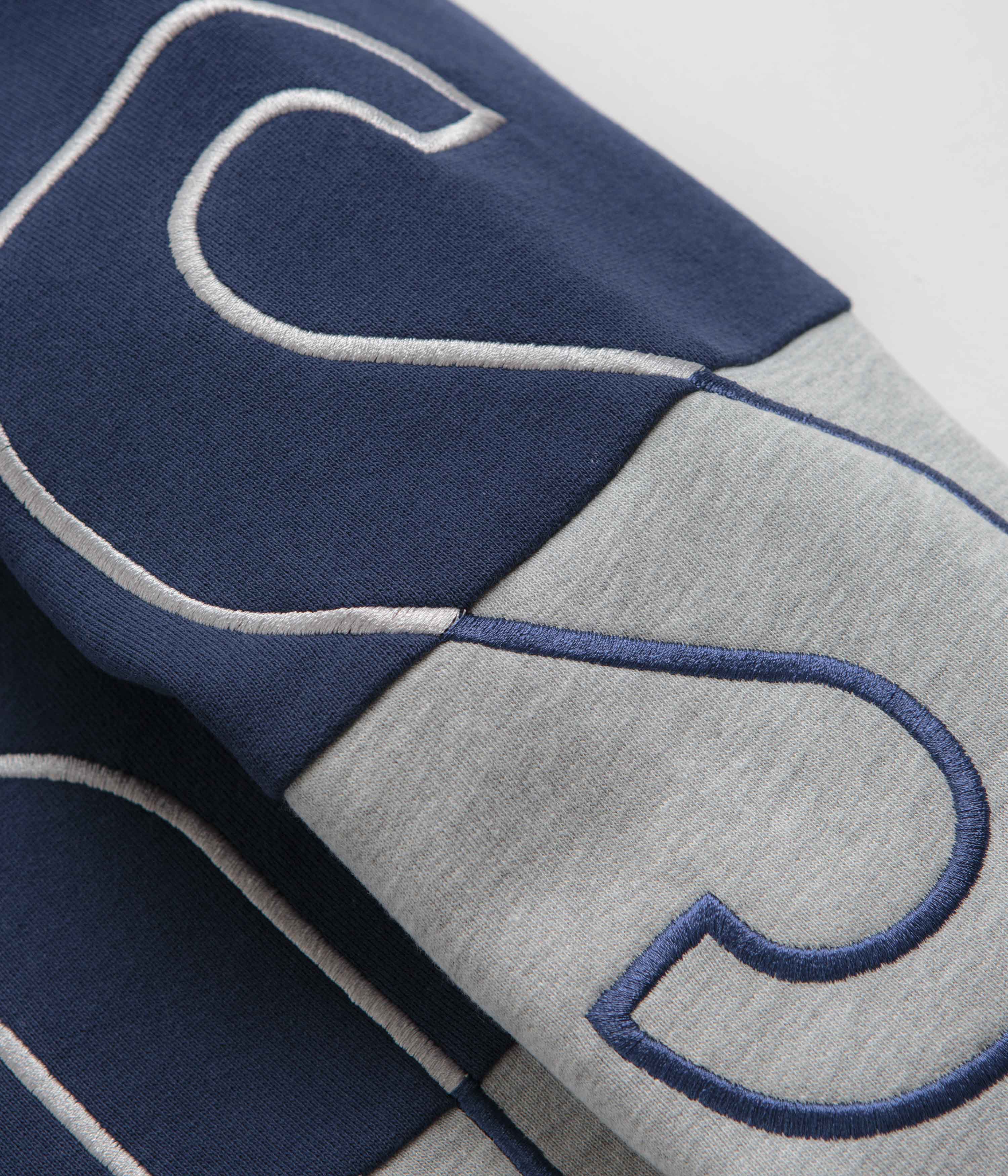 Helas Negative Crewneck Sweatshirt - Grey / Navy - Image 3