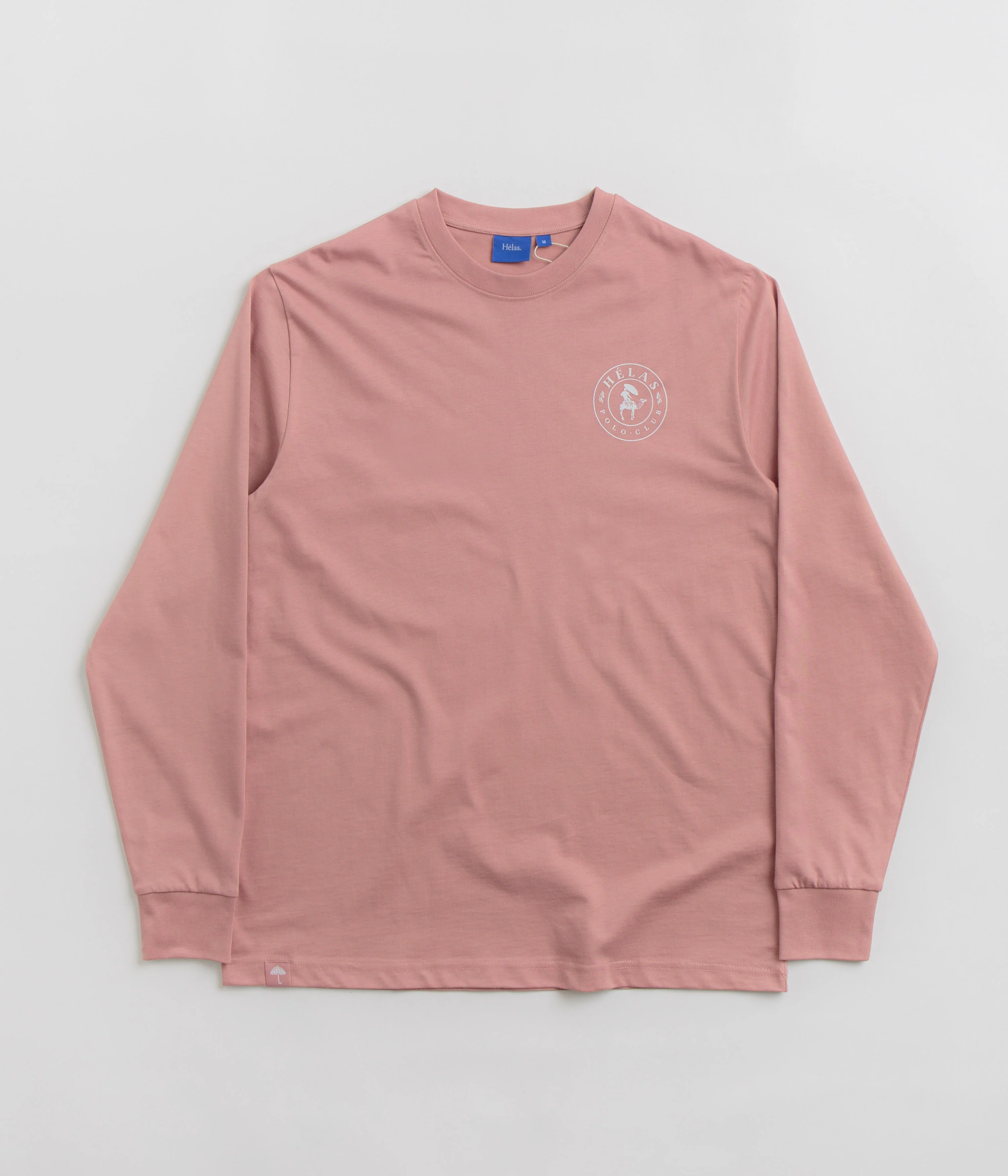 Helas Polo Club Long Sleeve T-Shirt - Poudre Red