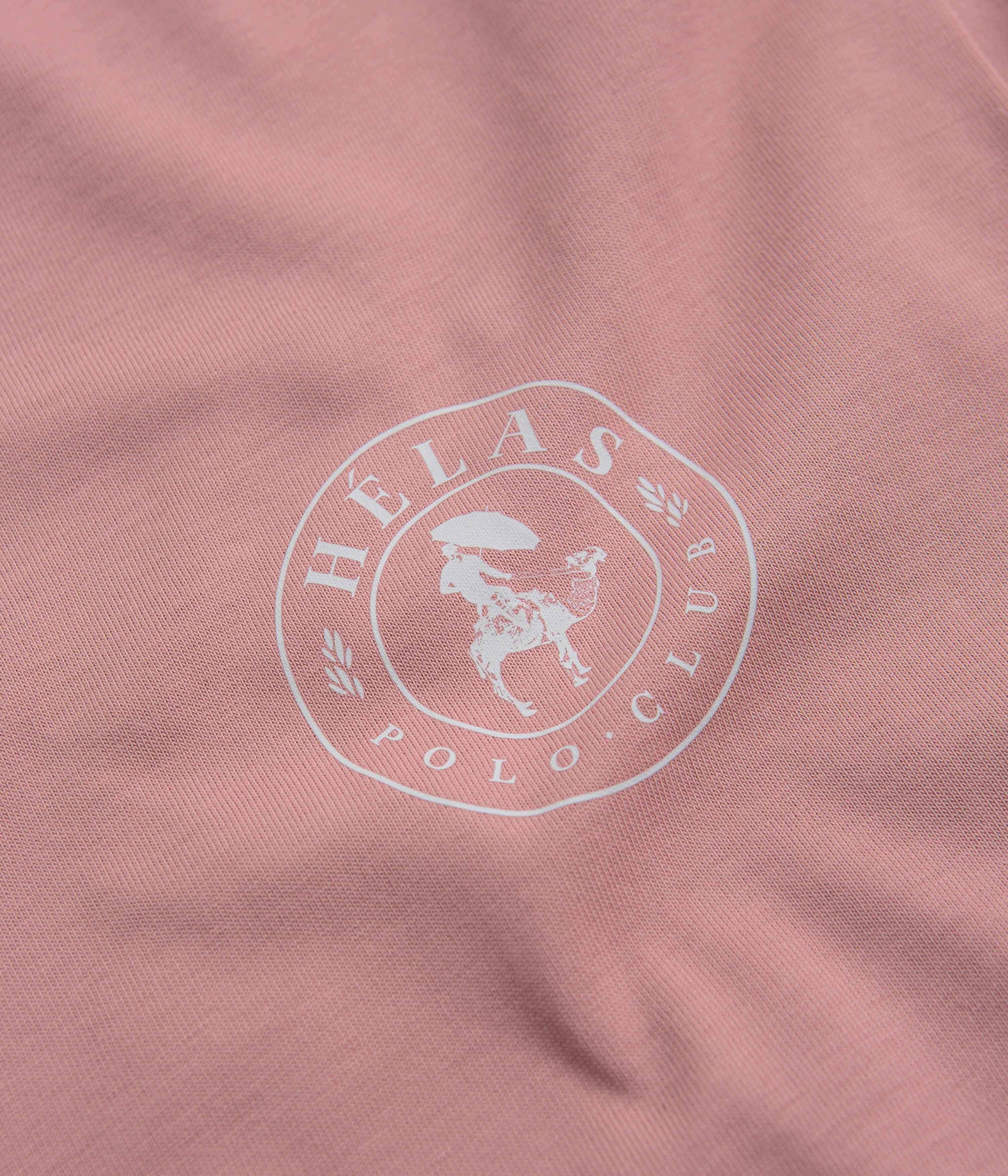 Helas Polo Club Long Sleeve T-Shirt - Poudre Red - Image 4