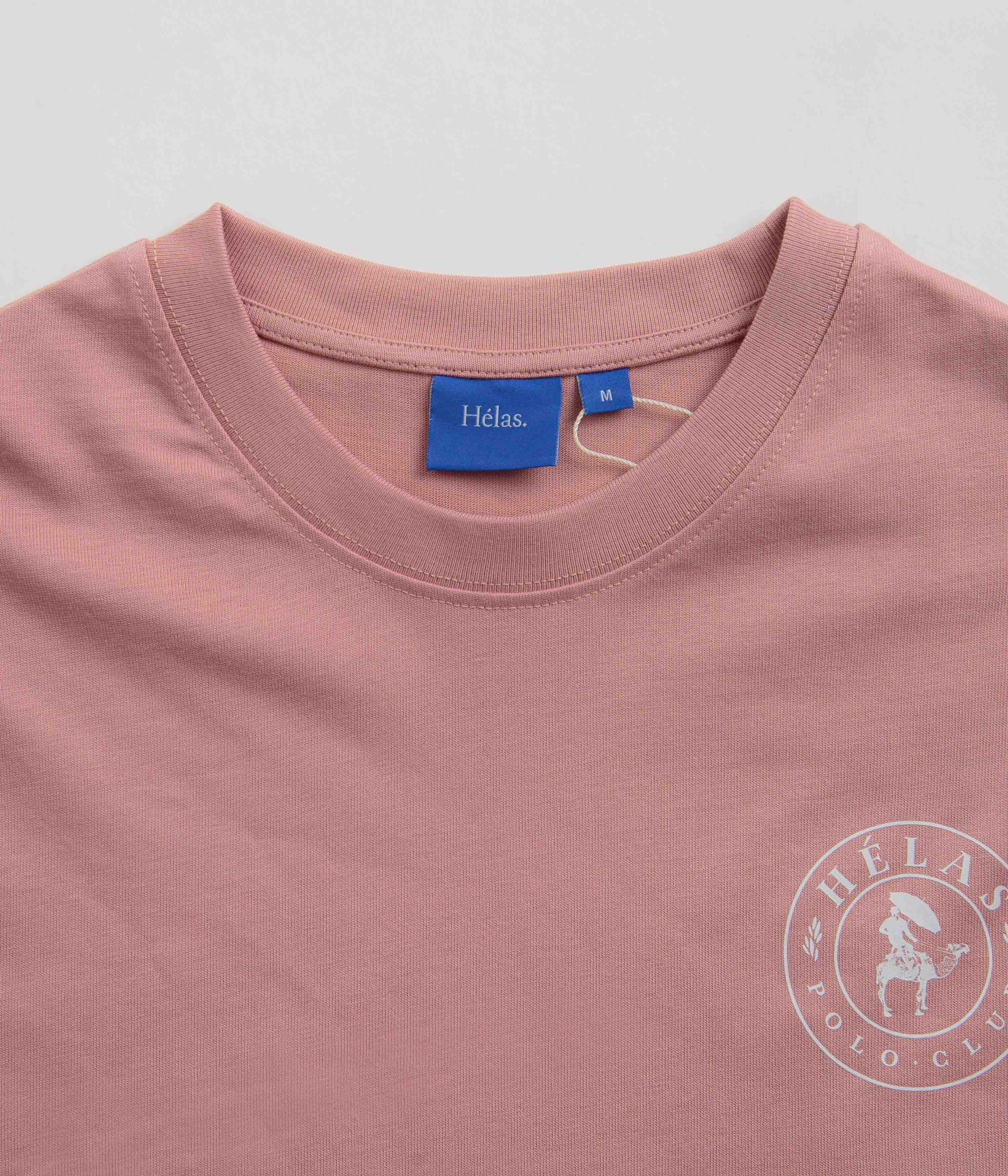 Helas Polo Club Long Sleeve T-Shirt - Poudre Red - Image 5