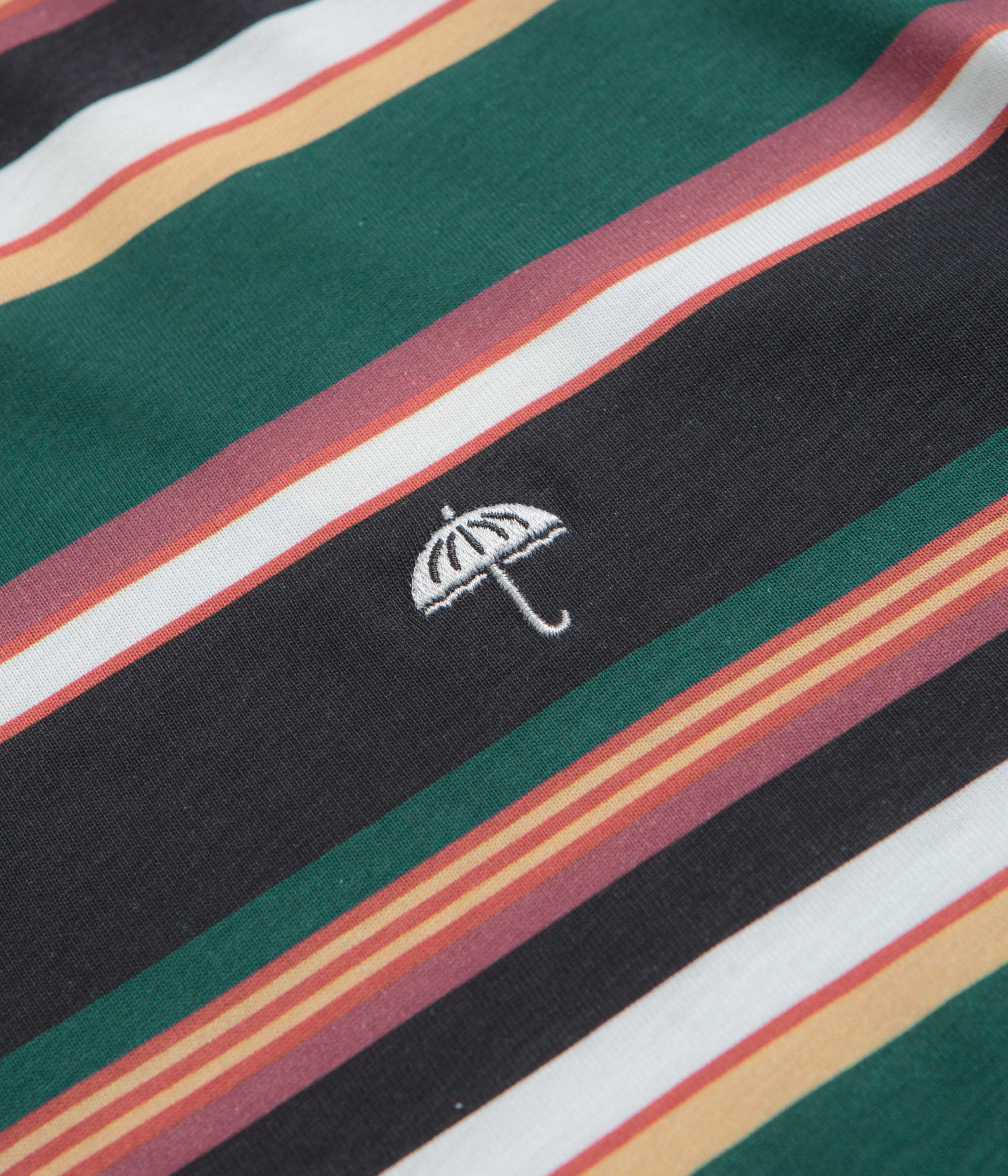 Helas Rayures T-Shirt - Green / Black - Image 3