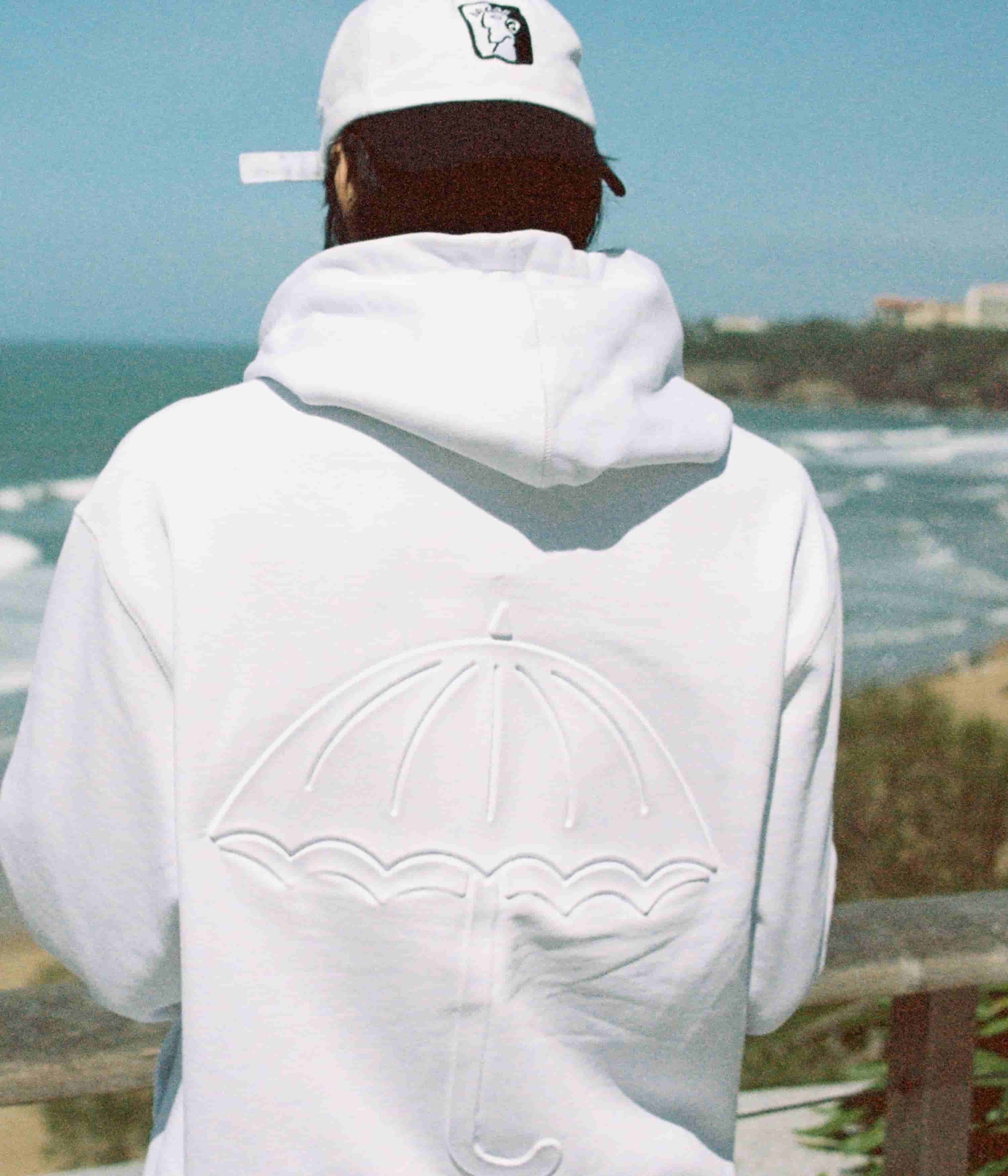 Helas Relief Hoodie - White - Image 2
