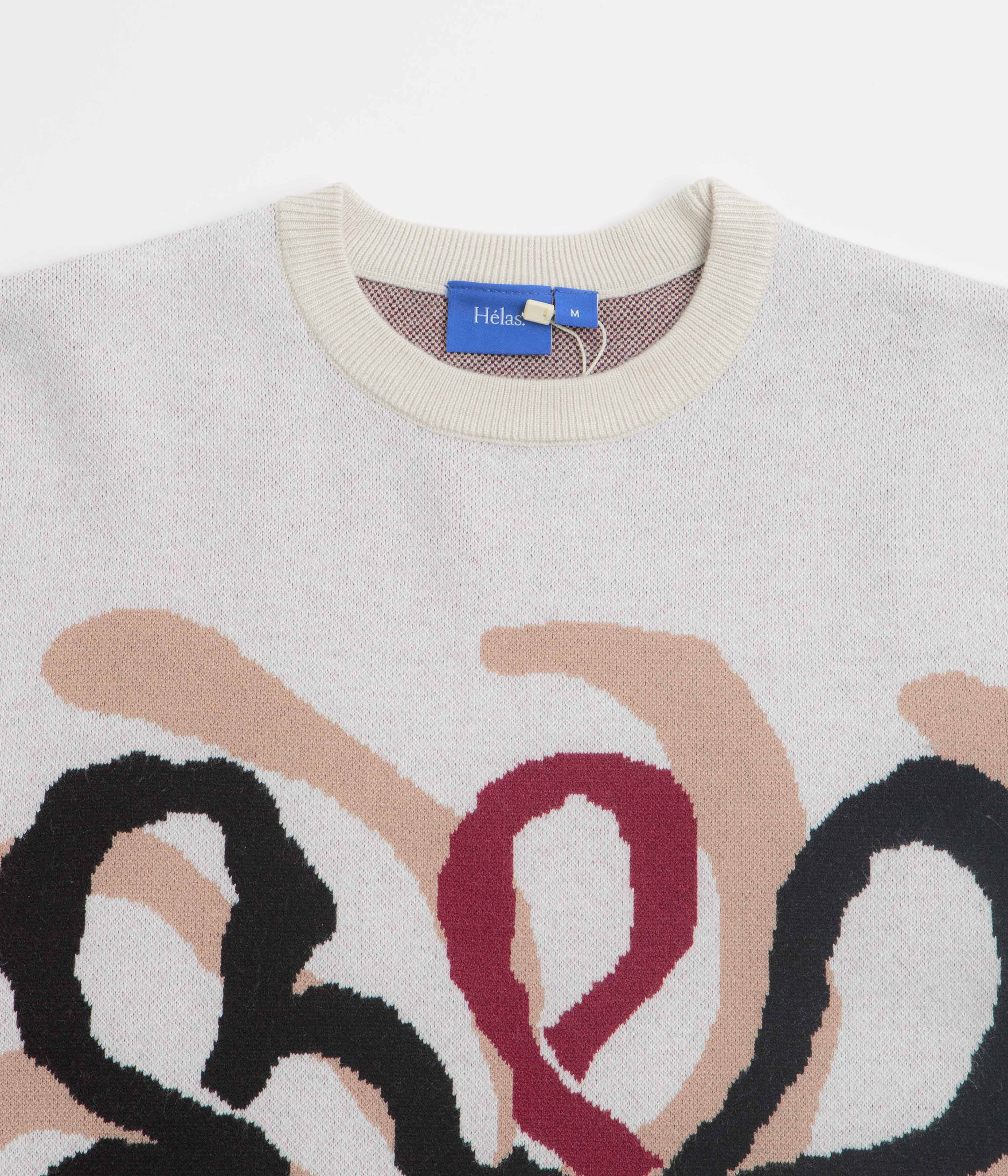 Helas Spirit Knit Crewneck Sweatshirt - Off White - Image 2