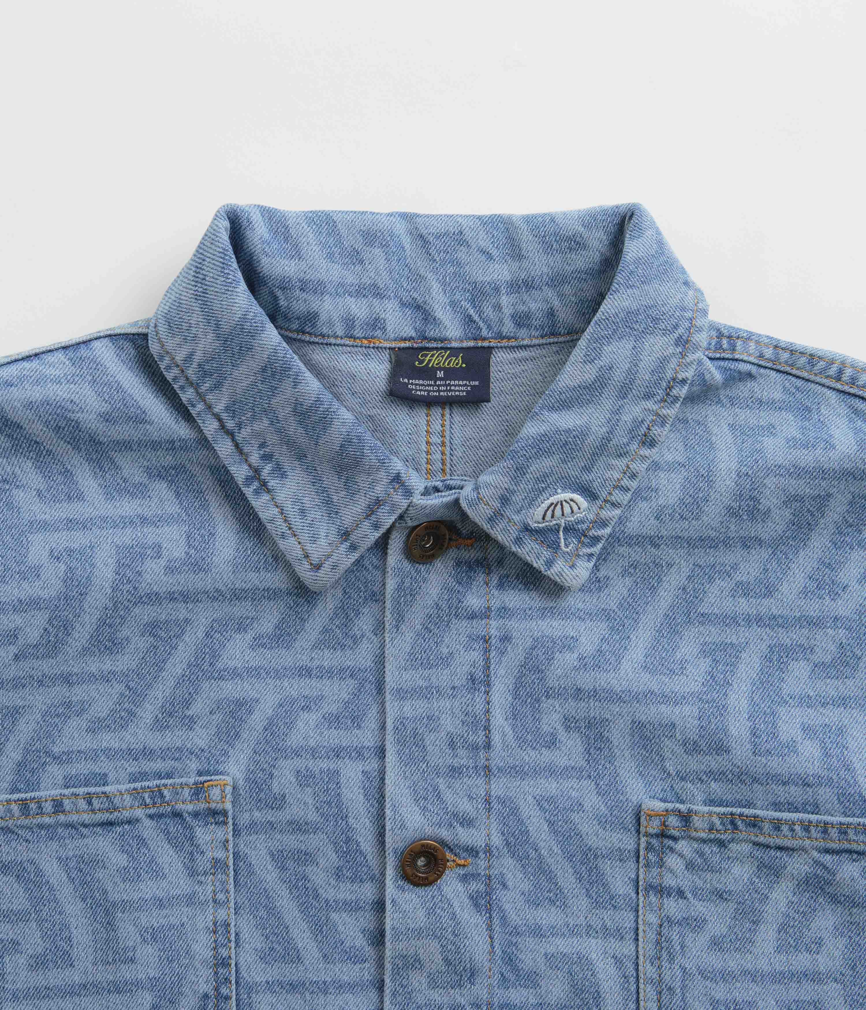 Helas Wave Denim Jacket - Light Blue - Image 5