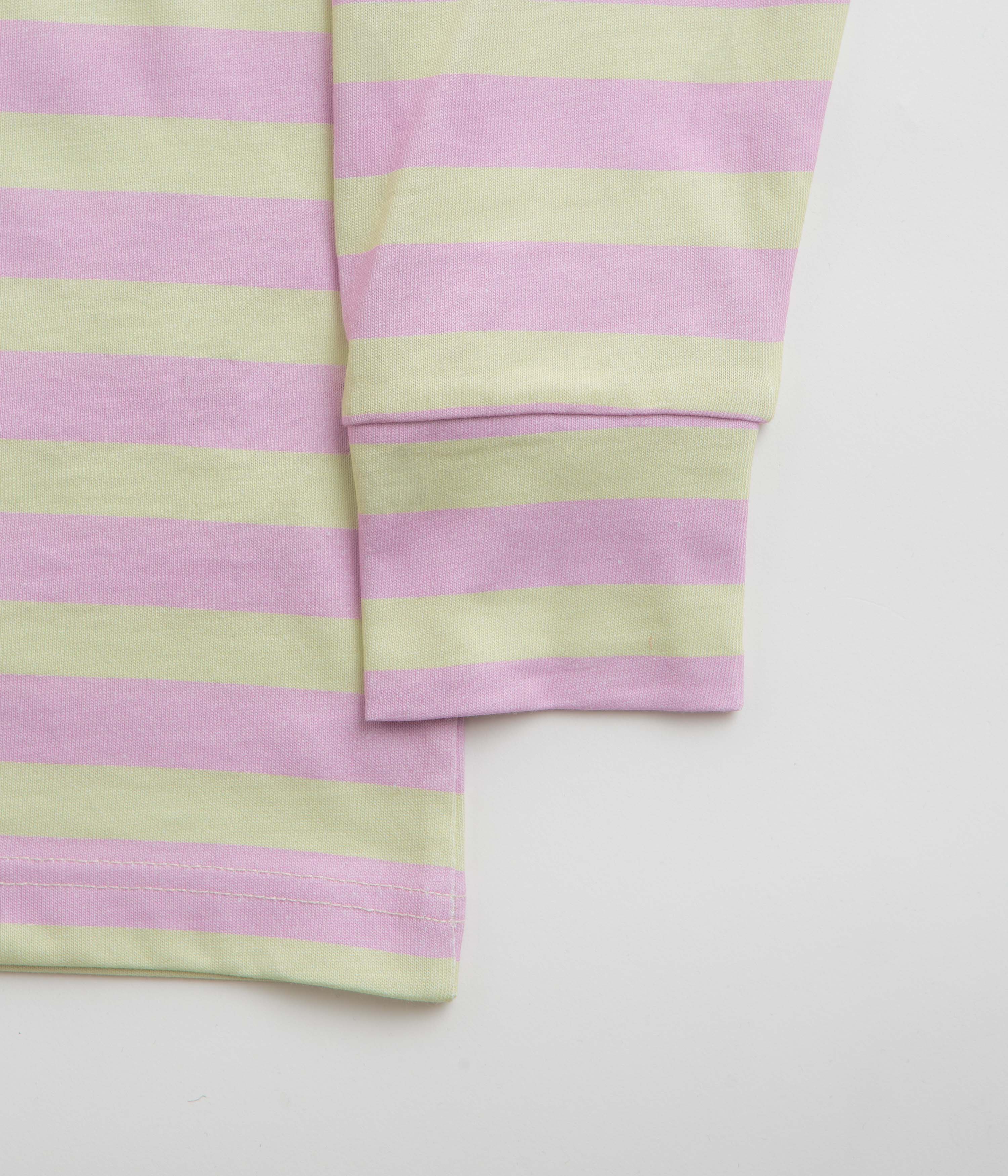 Helas Will Long Sleeve T-Shirt - Yellow / Pink - Image 4