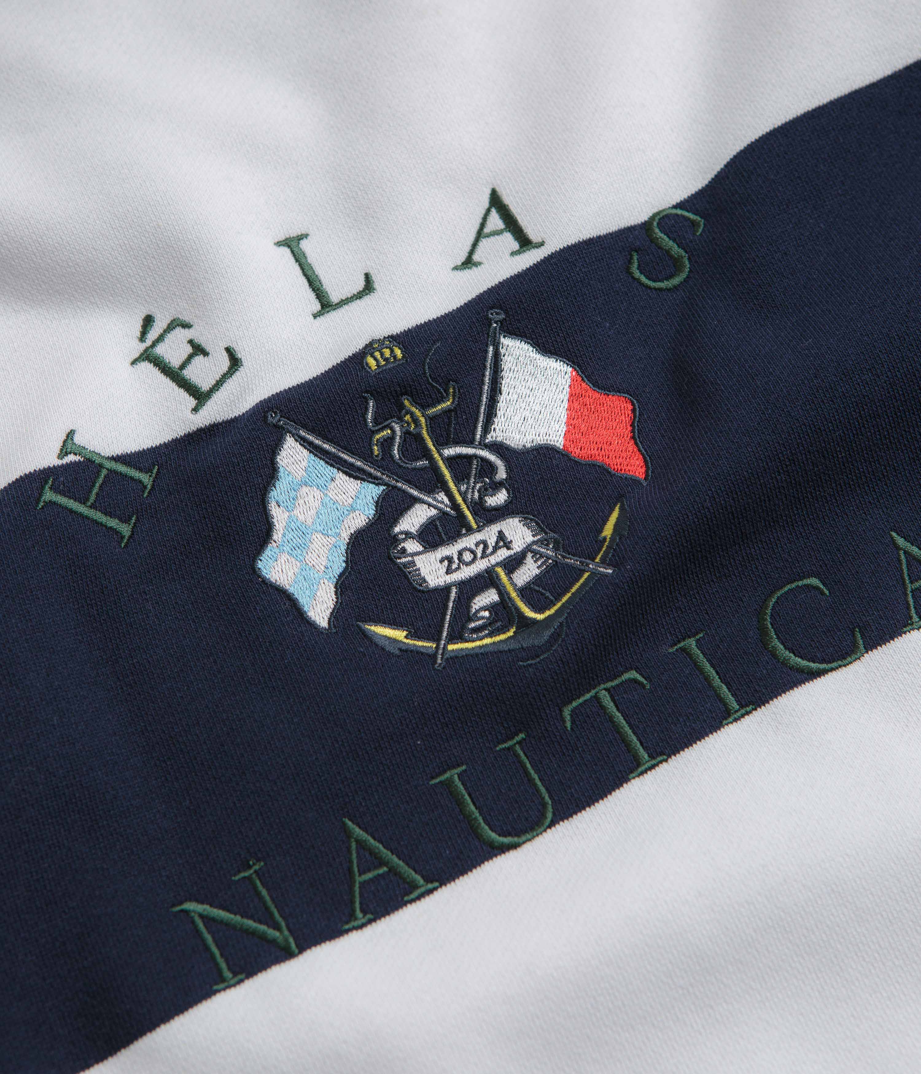 Helas x Nautica Crewneck Sweatshirt - Navy / White - Image 4
