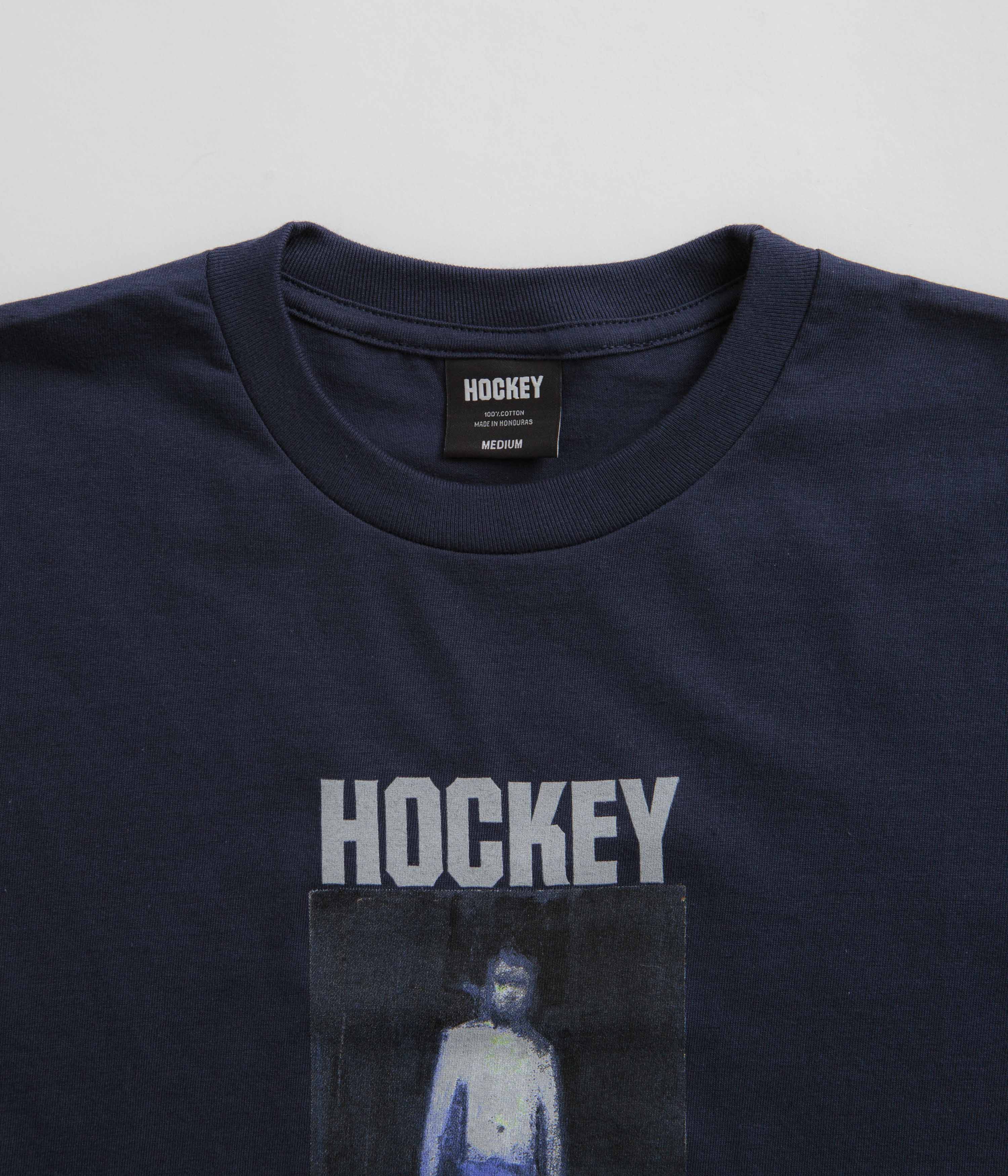 Hockey 50% Of Anxiety T-Shirt - Navy - Image 3