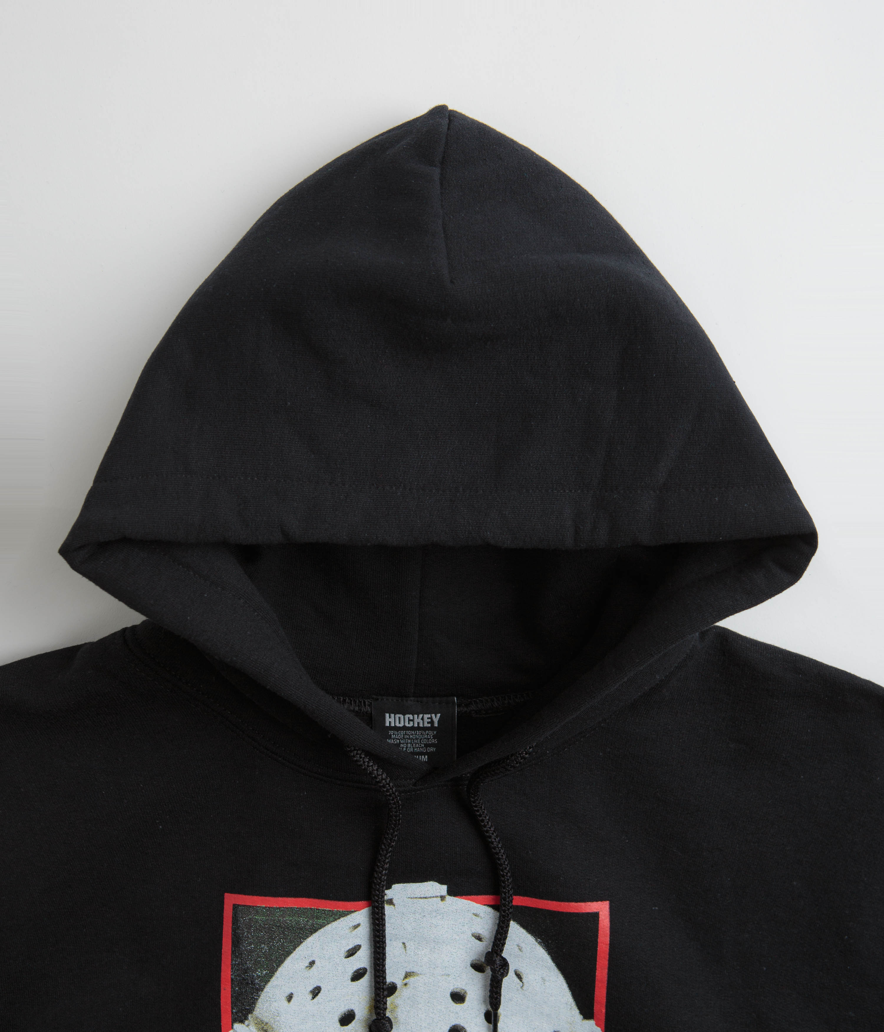 Hockey War On Ice Hoodie - Black - Image 4
