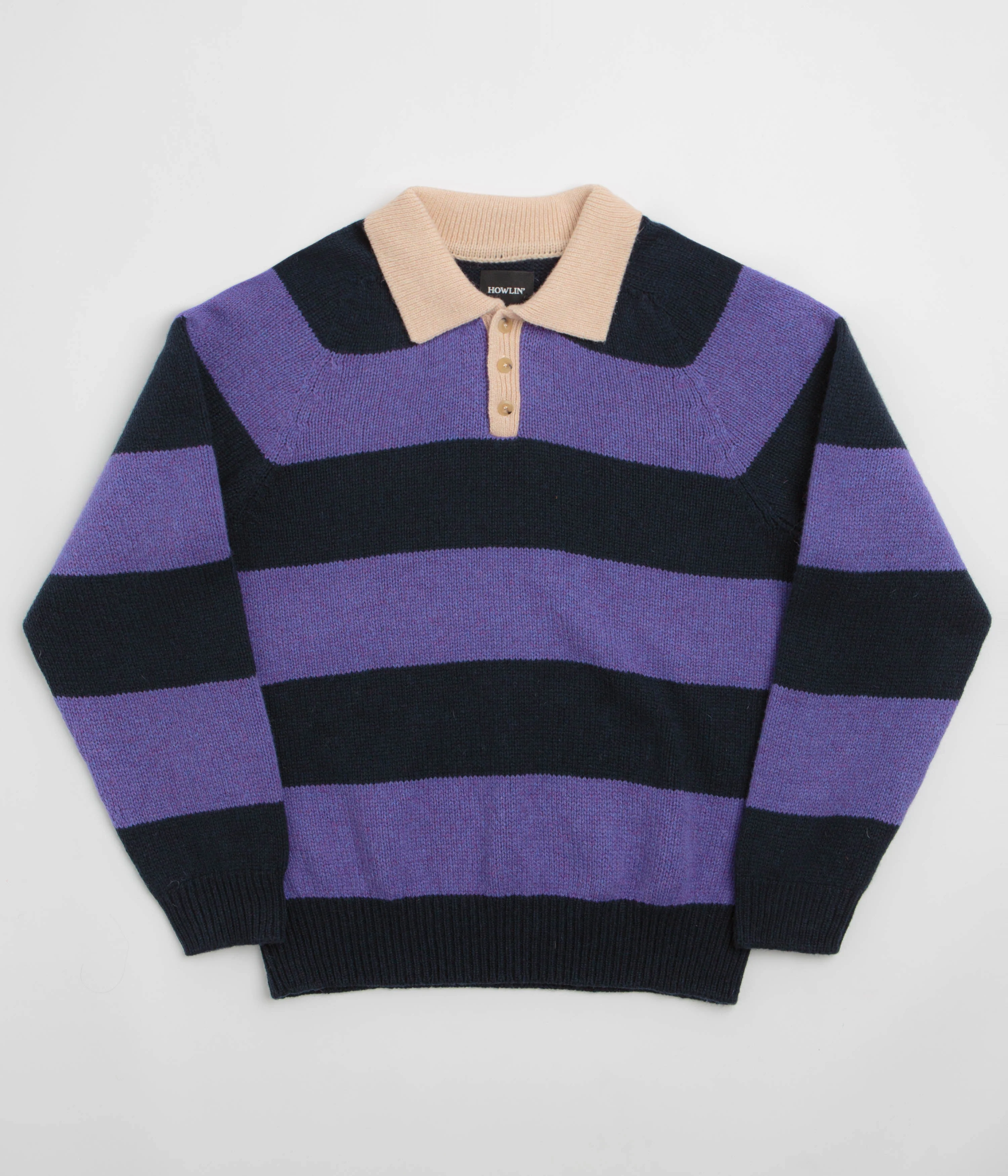Howlin' Absolute Polo Knit Sweatshirt - Violet Dreams