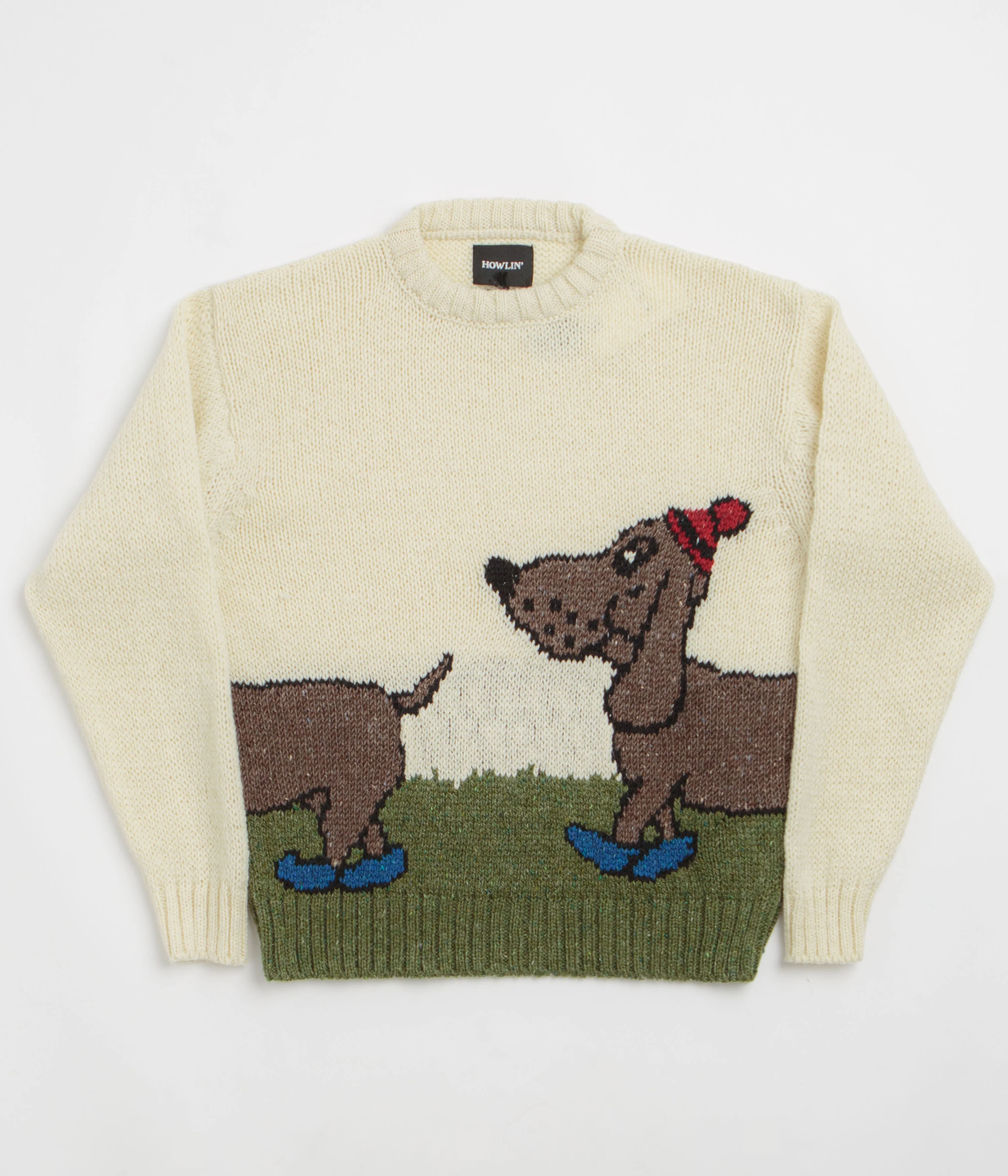 Howlin' Womens Bumper Trouble Sweatshirt - Ecru